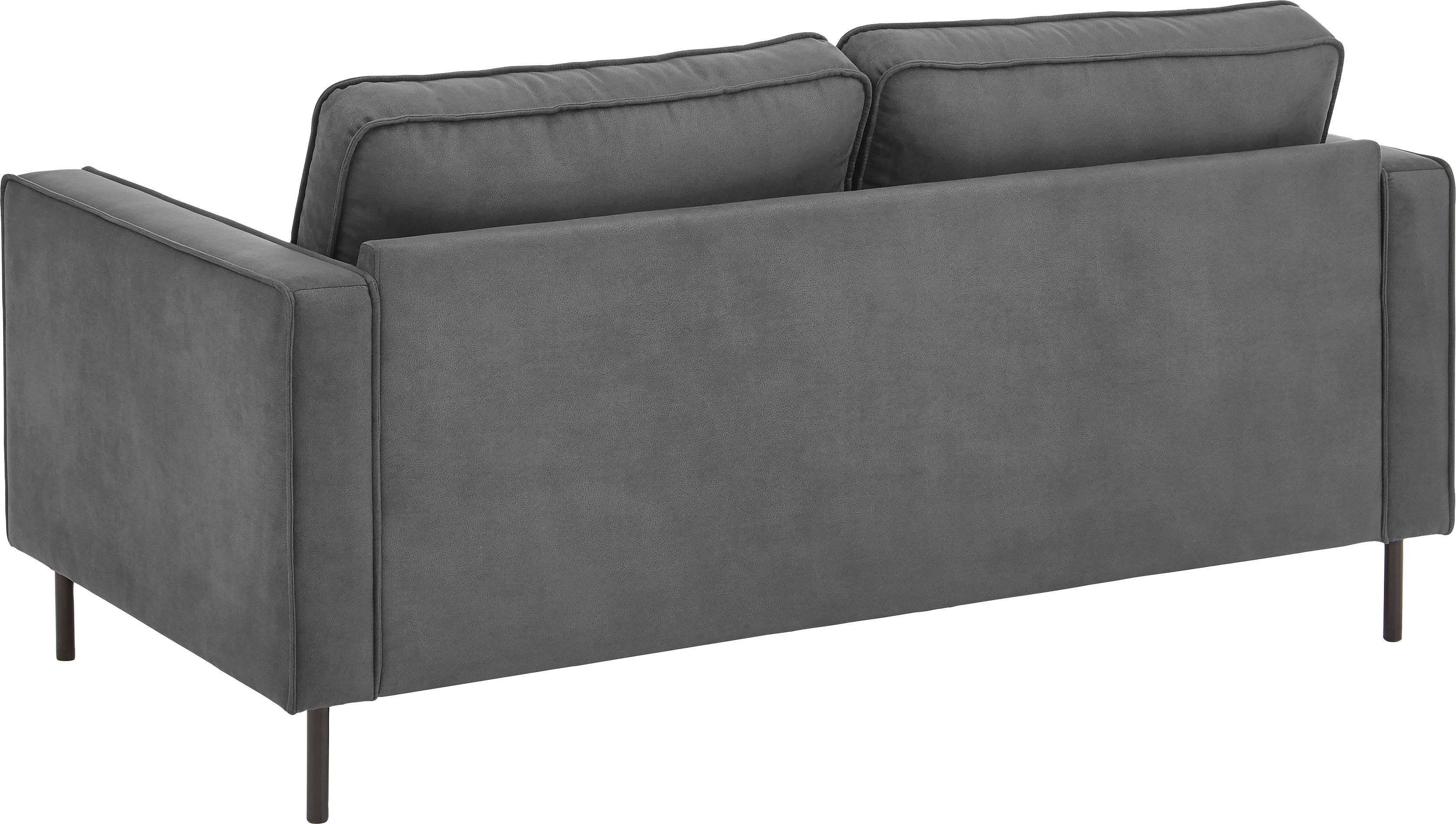ATLANTIC home collection 2-zitsbank WESTON in scandinavische stijl, met golfvering