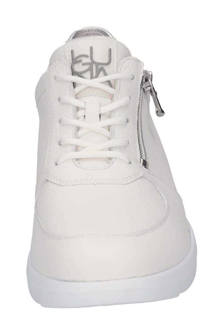 Waldläufer Sneakers met sleehak K-FUNKY , vrijetijdsschoen, lage schoen, veterschoen, breedte k voor de stevige voet