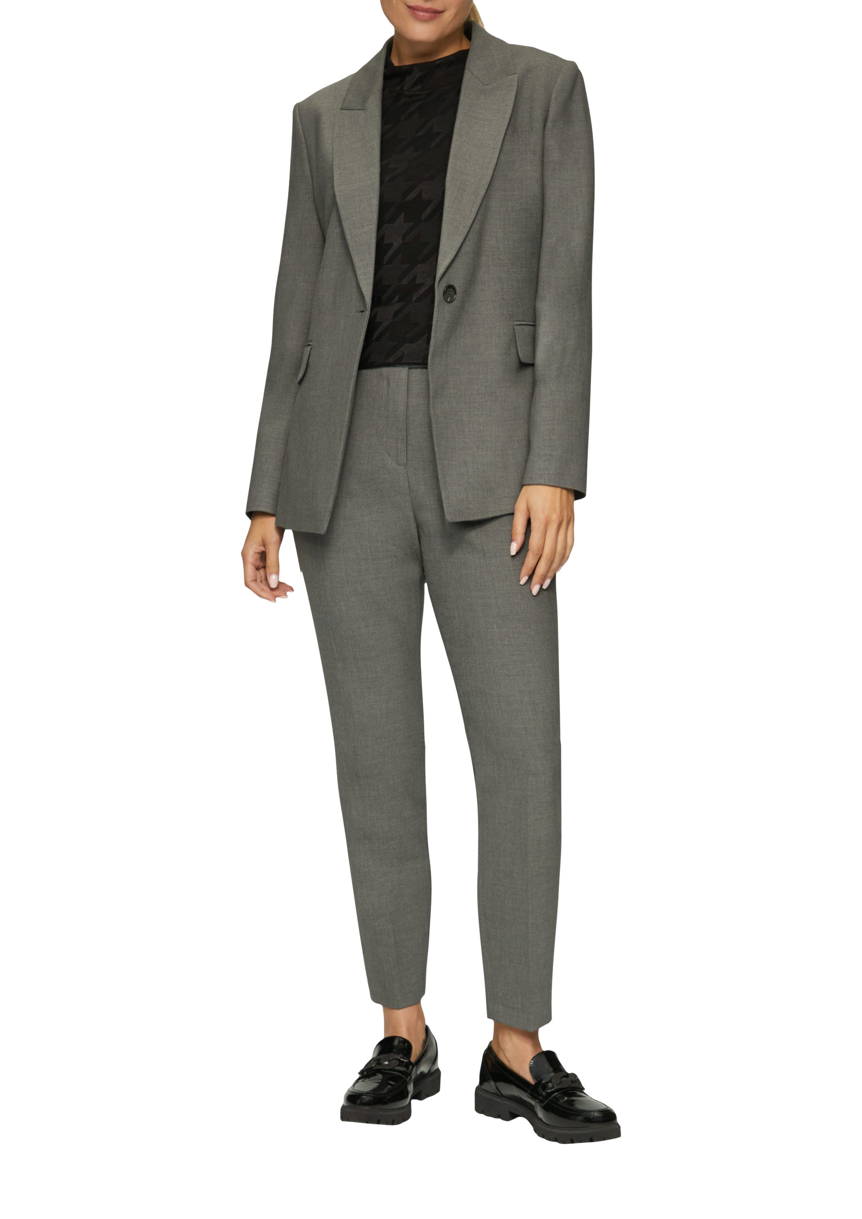s.Oliver BLACK LABEL Shirt met lange mouwen met structuurpatroon