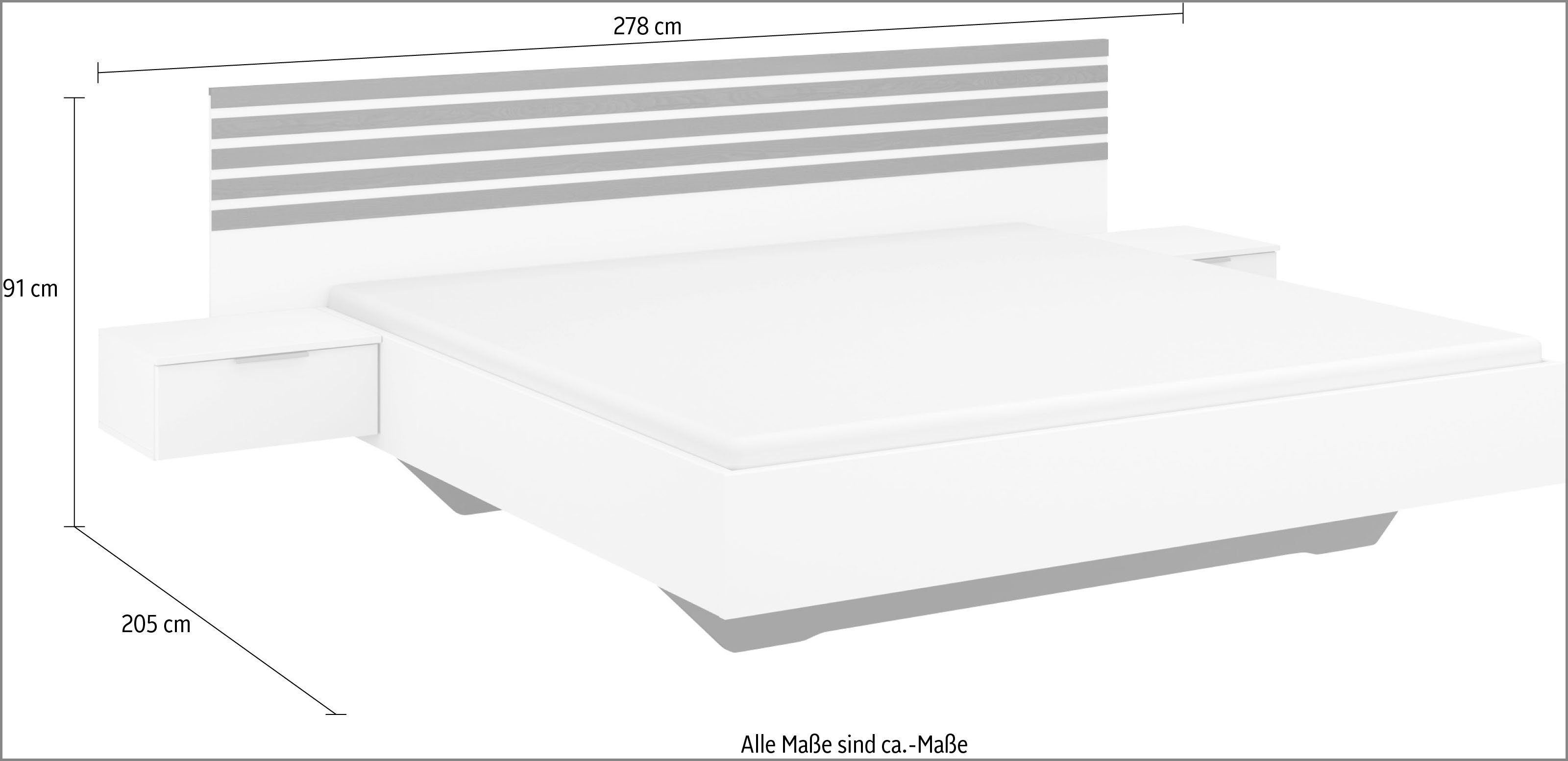 rauch Ledikant Lamella met elegante lattengarnering