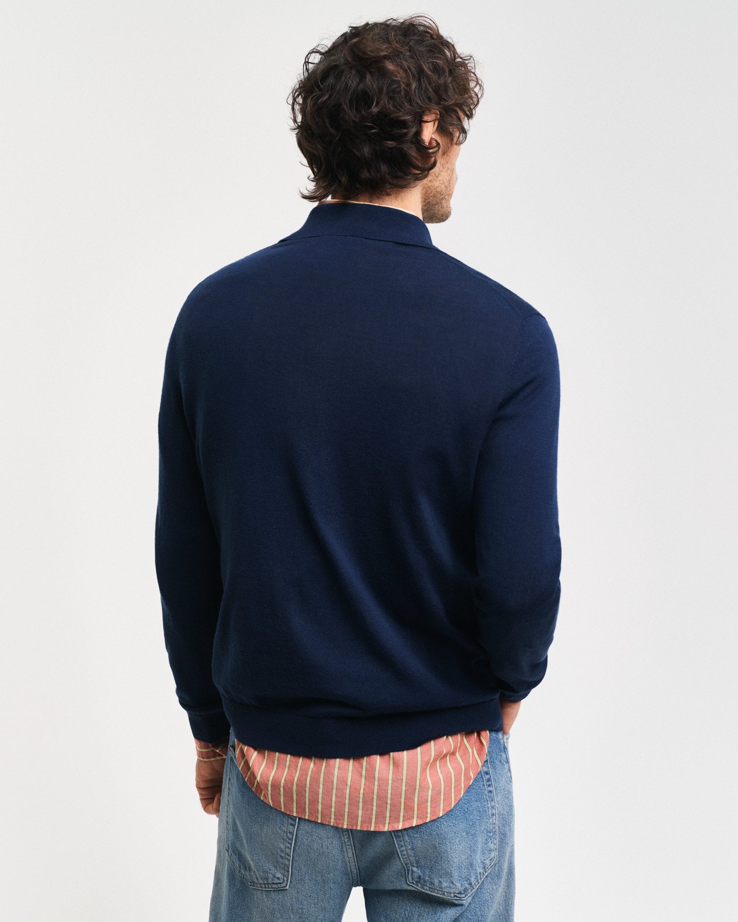 Gant Trui met polokraag EXTRAFINE MERINO WOOL POLO