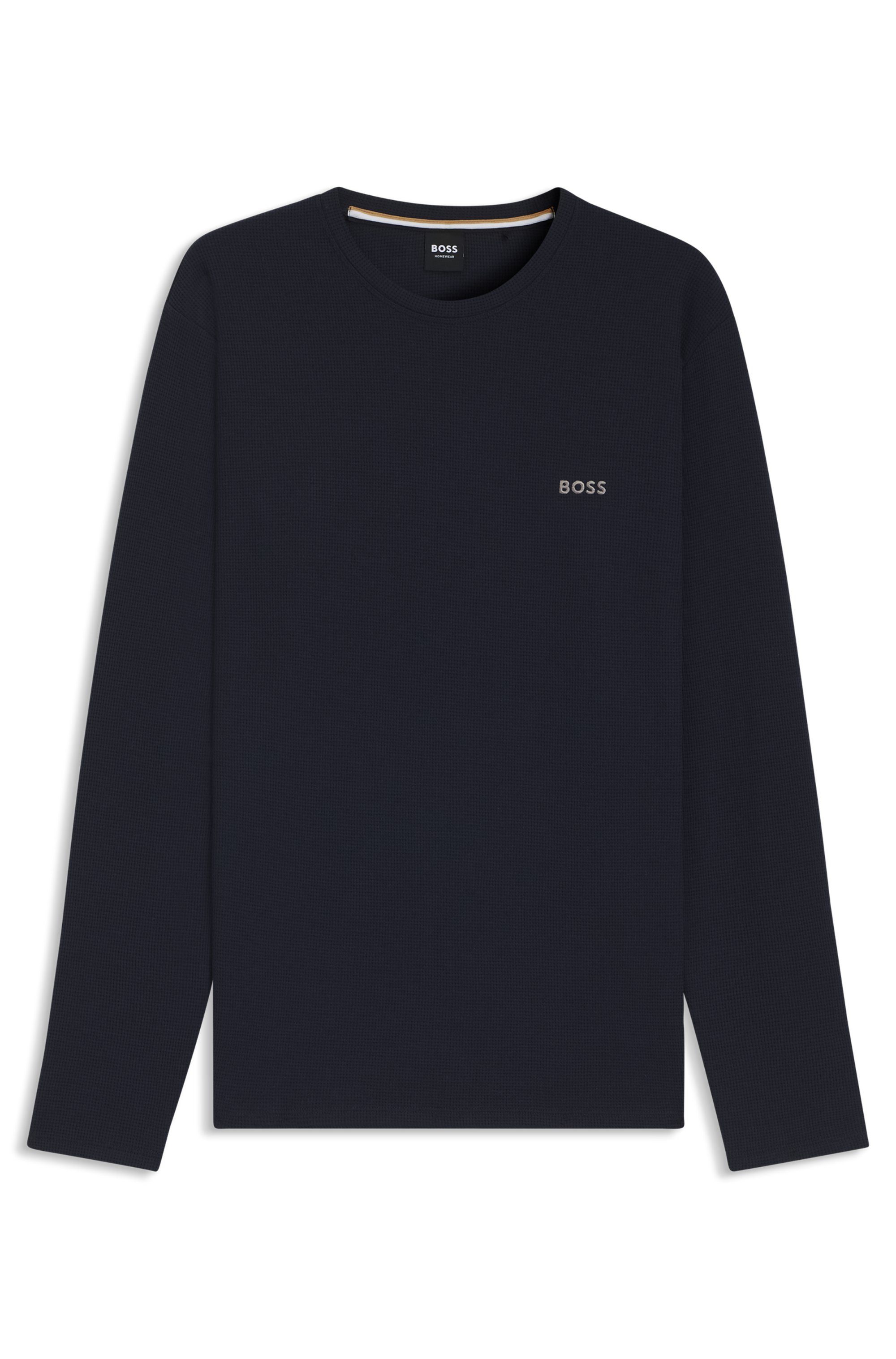 BOSS Pyjama top Waffle LS-Shirt