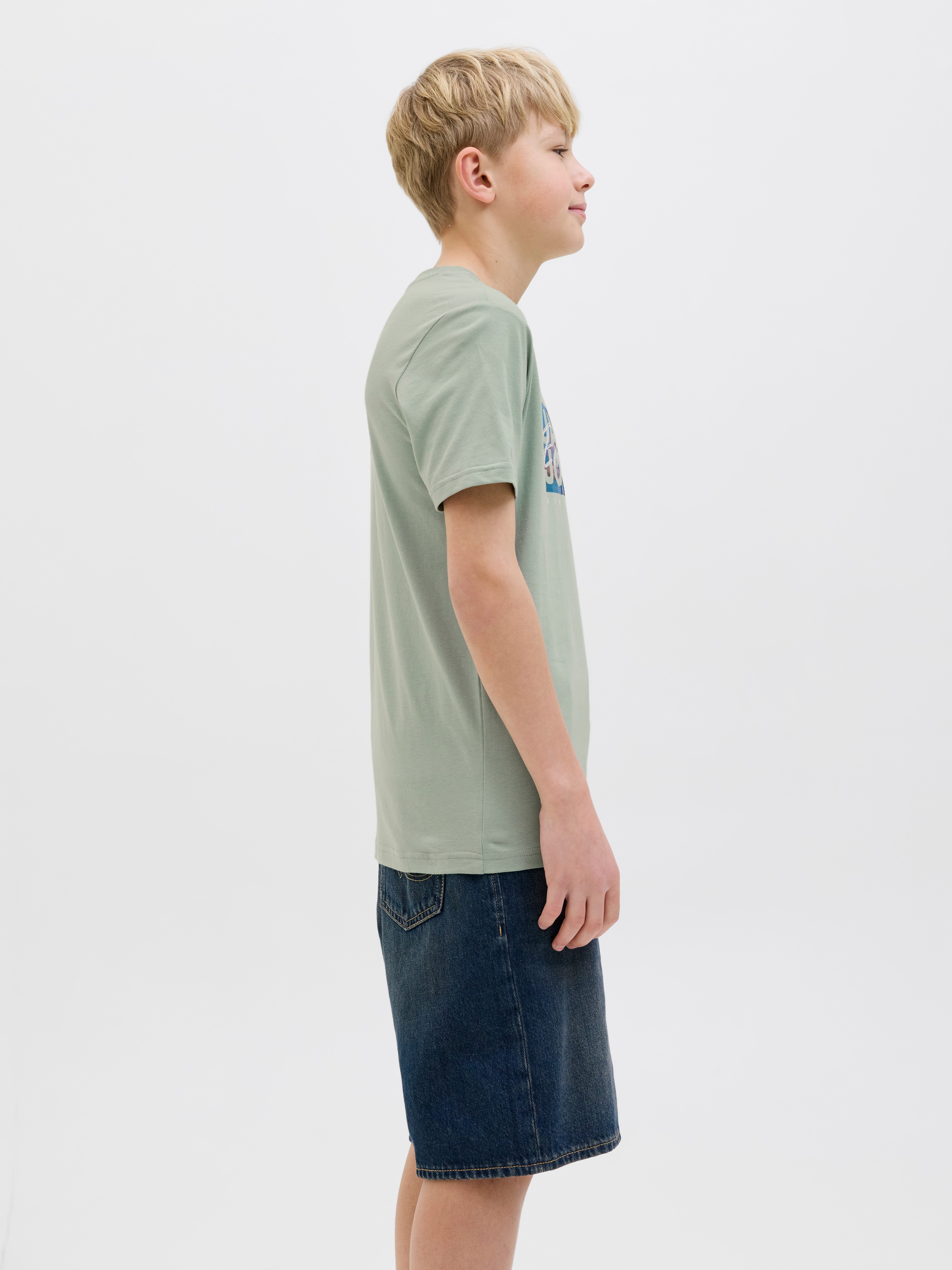 Jack & Jones Junior T-shirt JJCOLTON PHOTOPRINT TEE SS CREW NE JNR