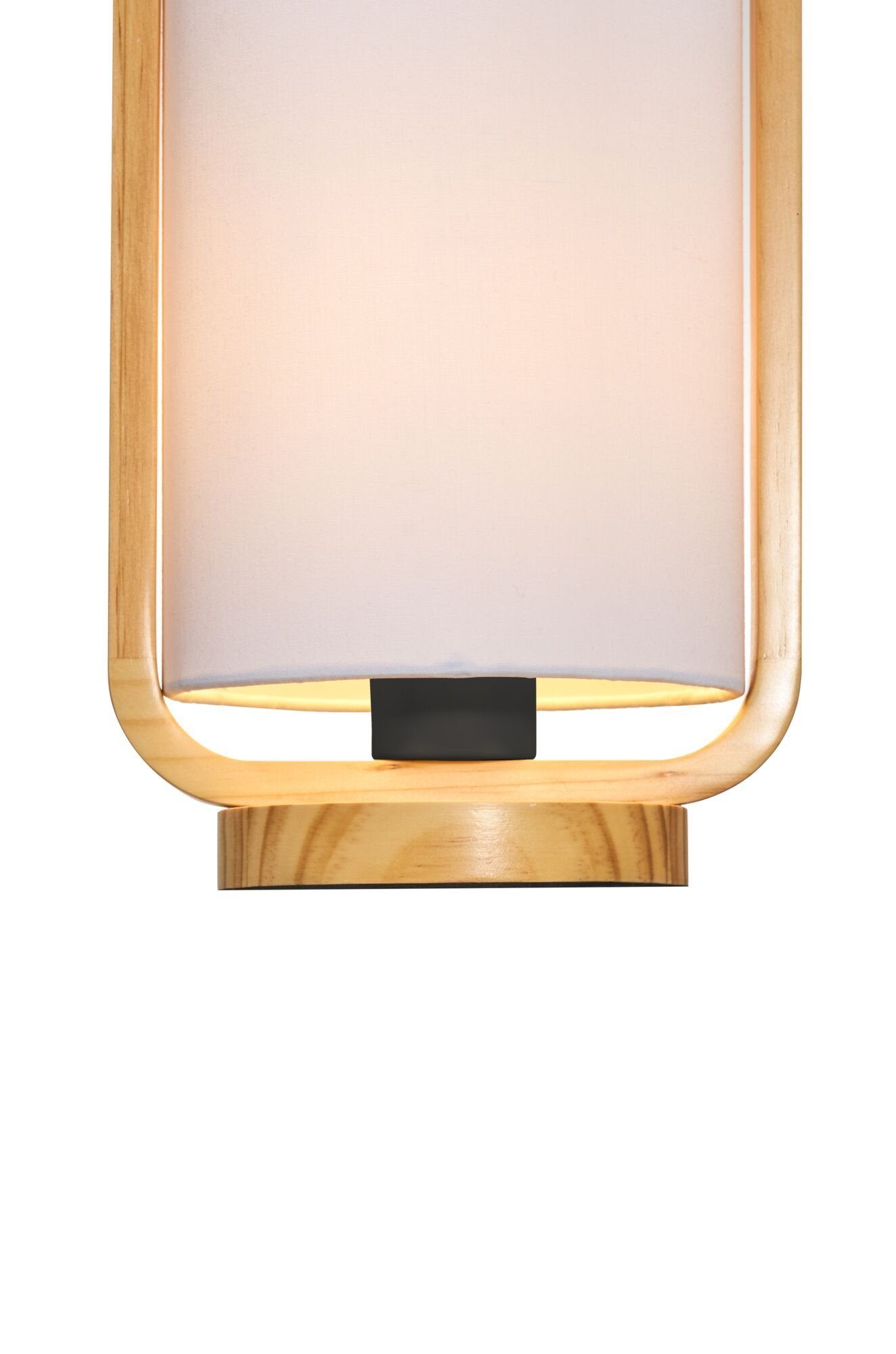 Pauleen Tafellamp Woody Charm max. 20W hout / stof
