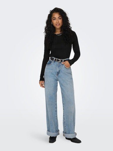 Only Shirt met lange mouwen ONLCARLOTTA L/S TOP NOOS JRS