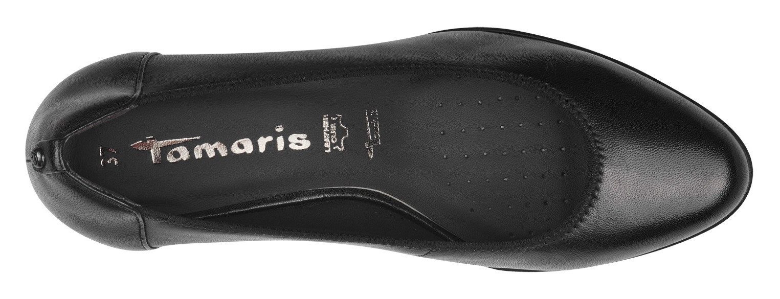 Tamaris Pumps hakken, zakelijke schoen, avondschoen, comfortabele elastische afwerking