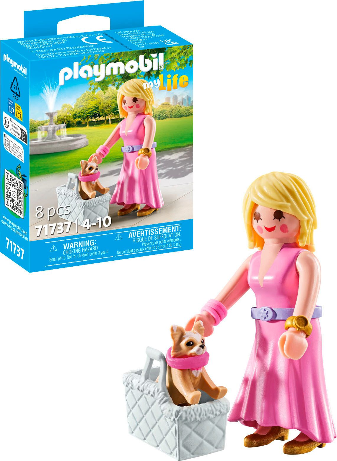 Playmobil® Constructie-speelset It-Girl mit Chihuahua (71737), Playmobil My Life (8-delig)