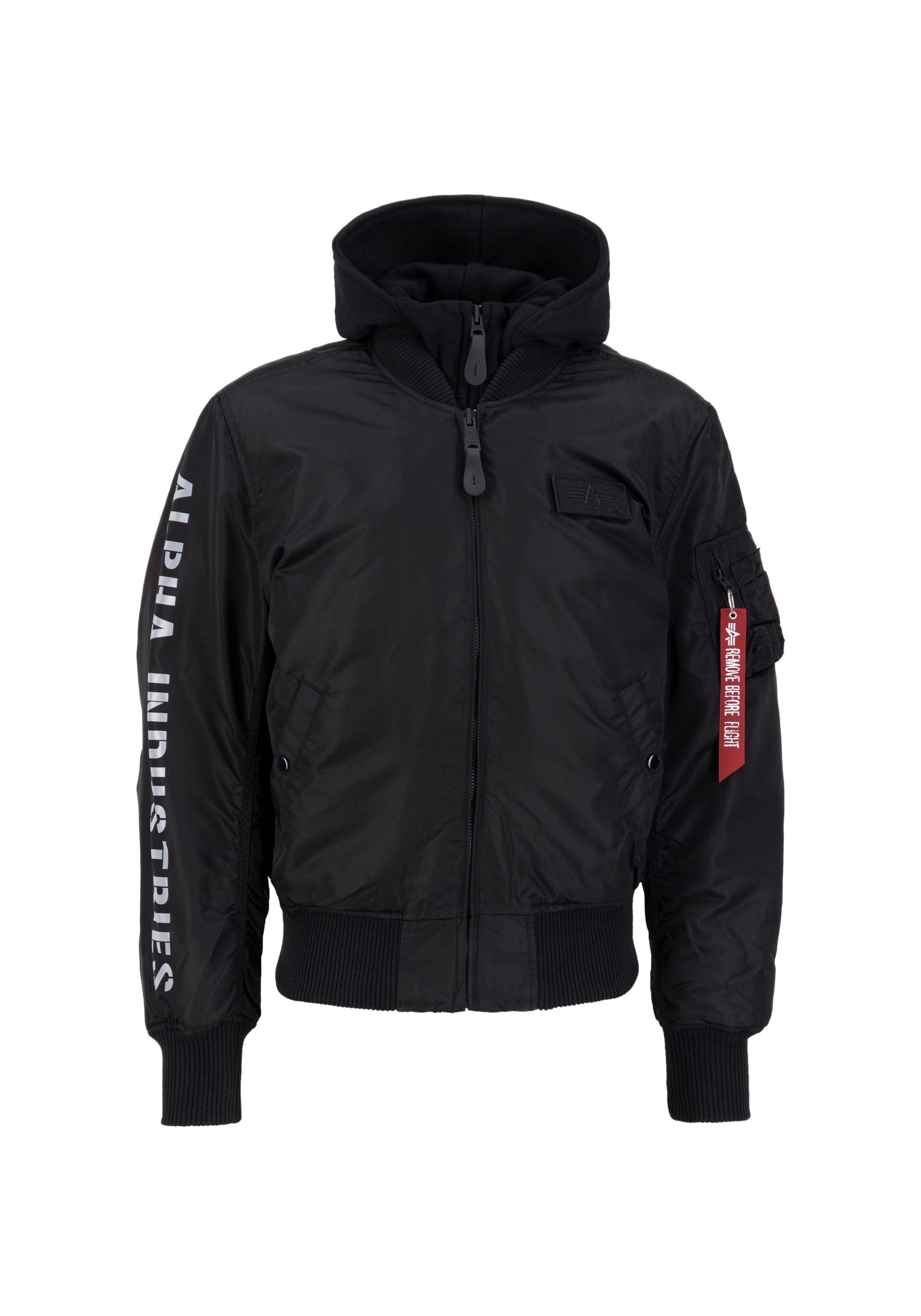 Alpha Industries MA-1 D-Tec SE Flight Jacket Black-Reflective