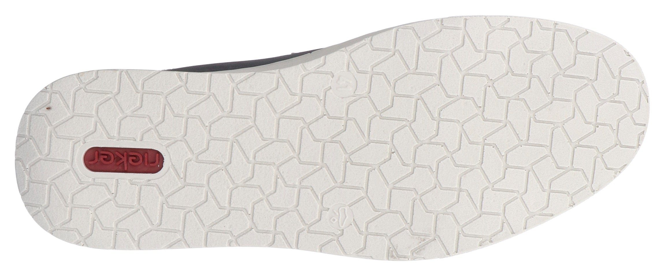 Rieker Instappers Espadrilles, zomerschoen met contrasterende decoratieve stiksels
