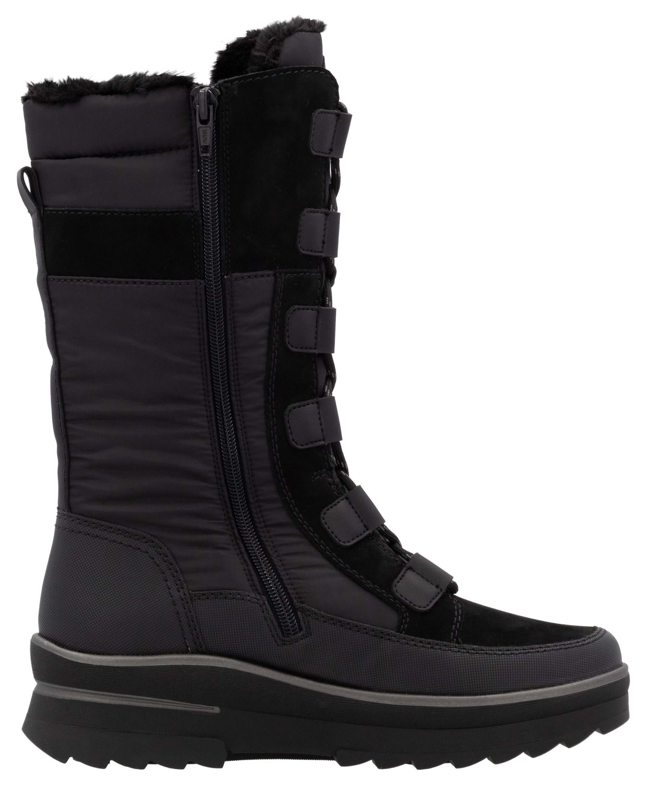 Remonte Winterlaarzen sleehak, veterschoenen, outdoorschoenen met binnenrits