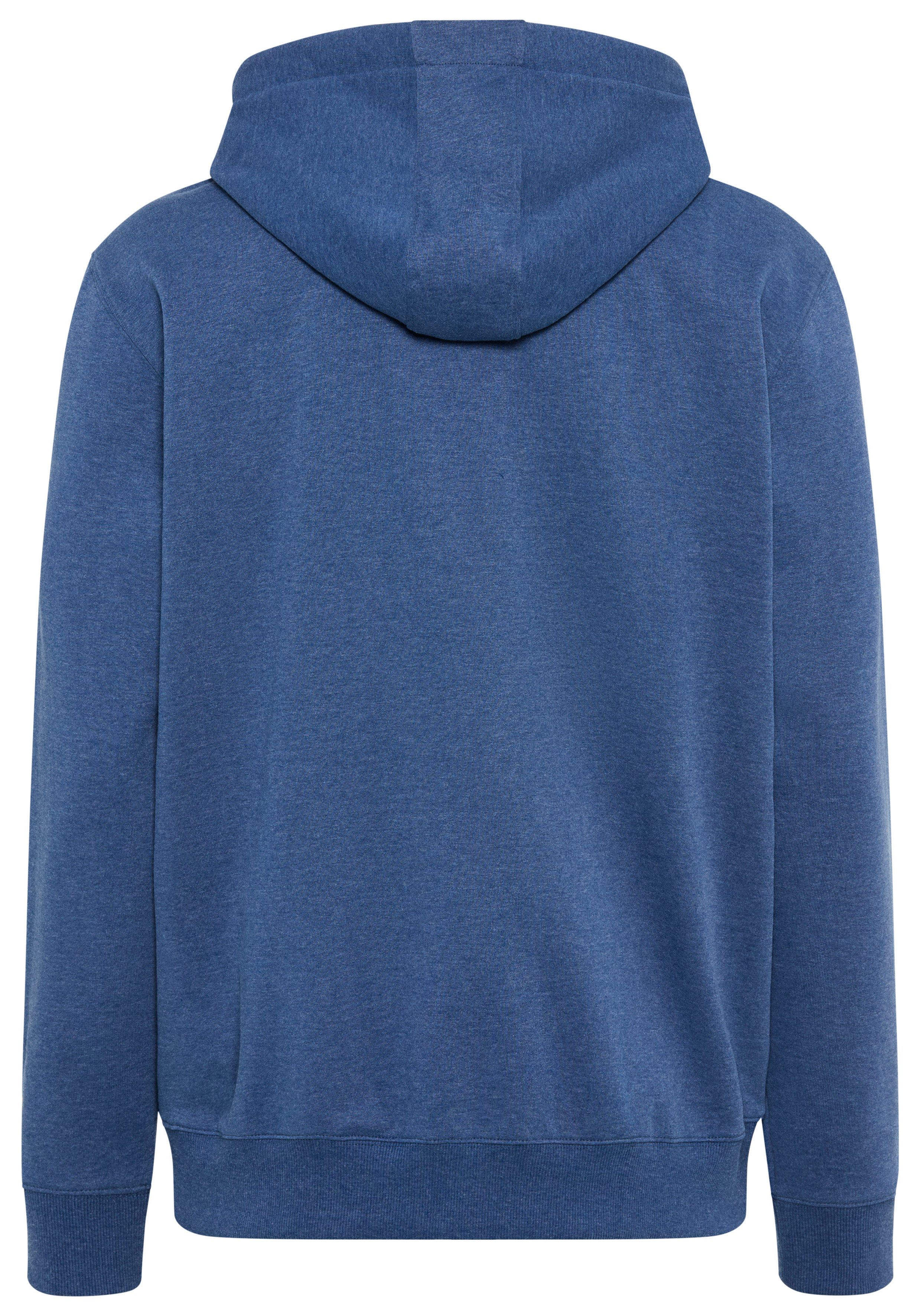 Man's World Capuchonsweatvest met contrastkleurige voering