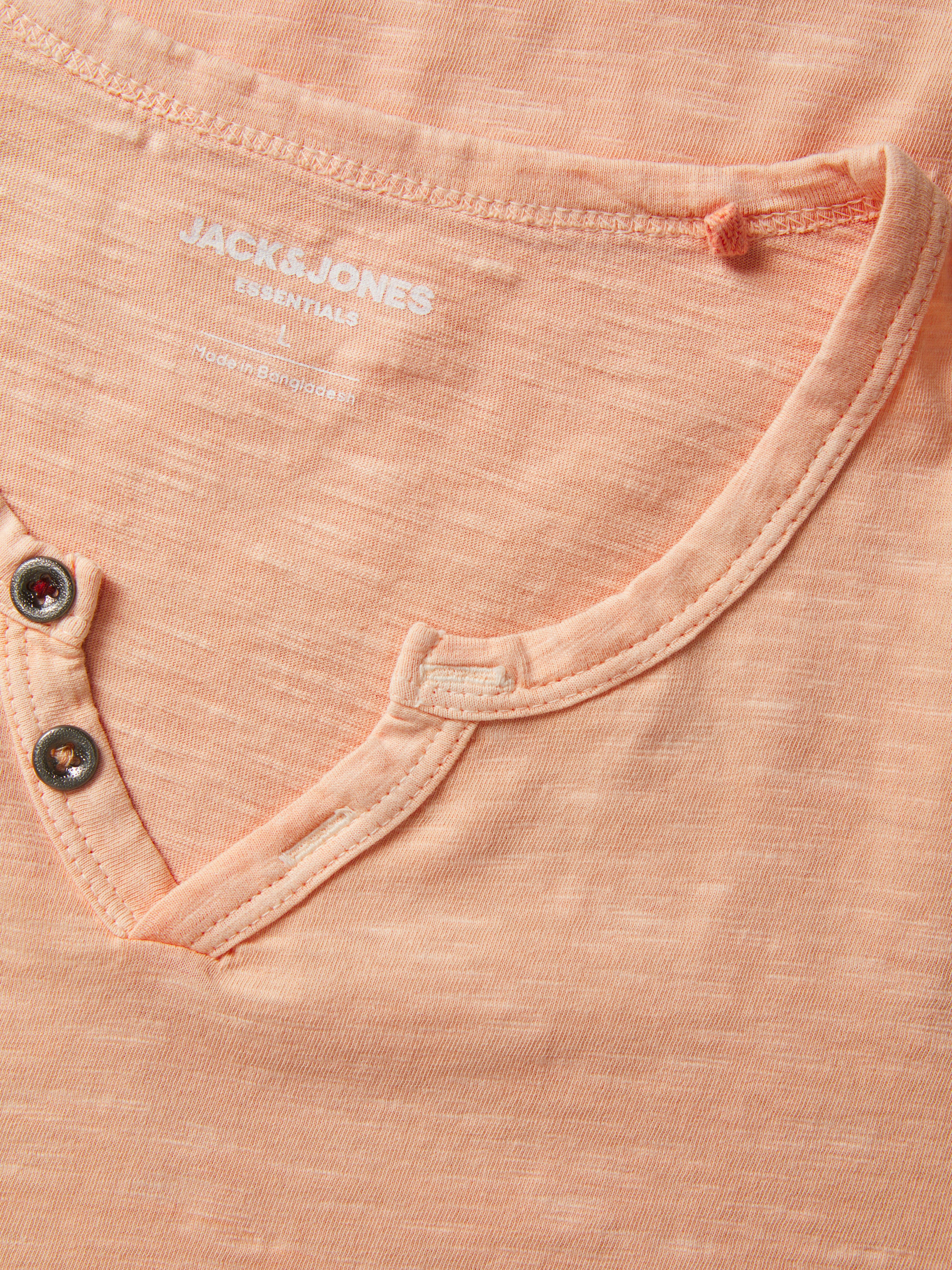 Jack & Jones T-shirt JJESPLIT NECK TEE SS NOOS