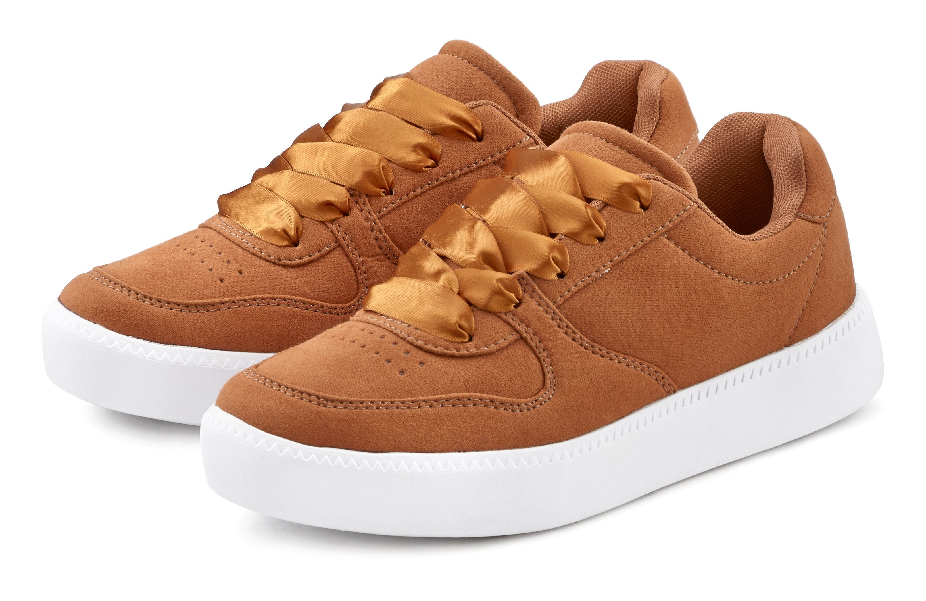 lascana sneakers bruin