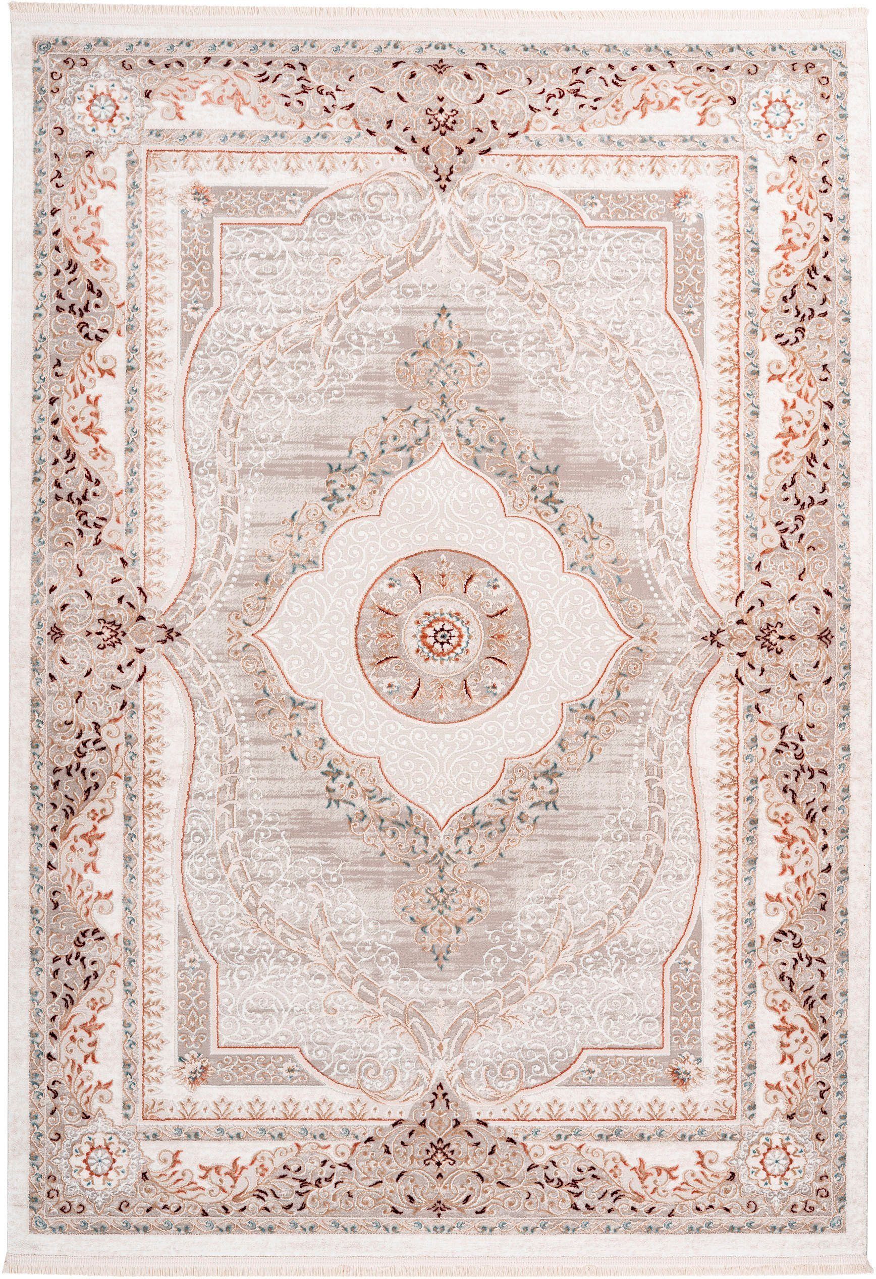 calo-deluxe Vloerkleed Miran 825 Vintage-design, met franje, woonkamer