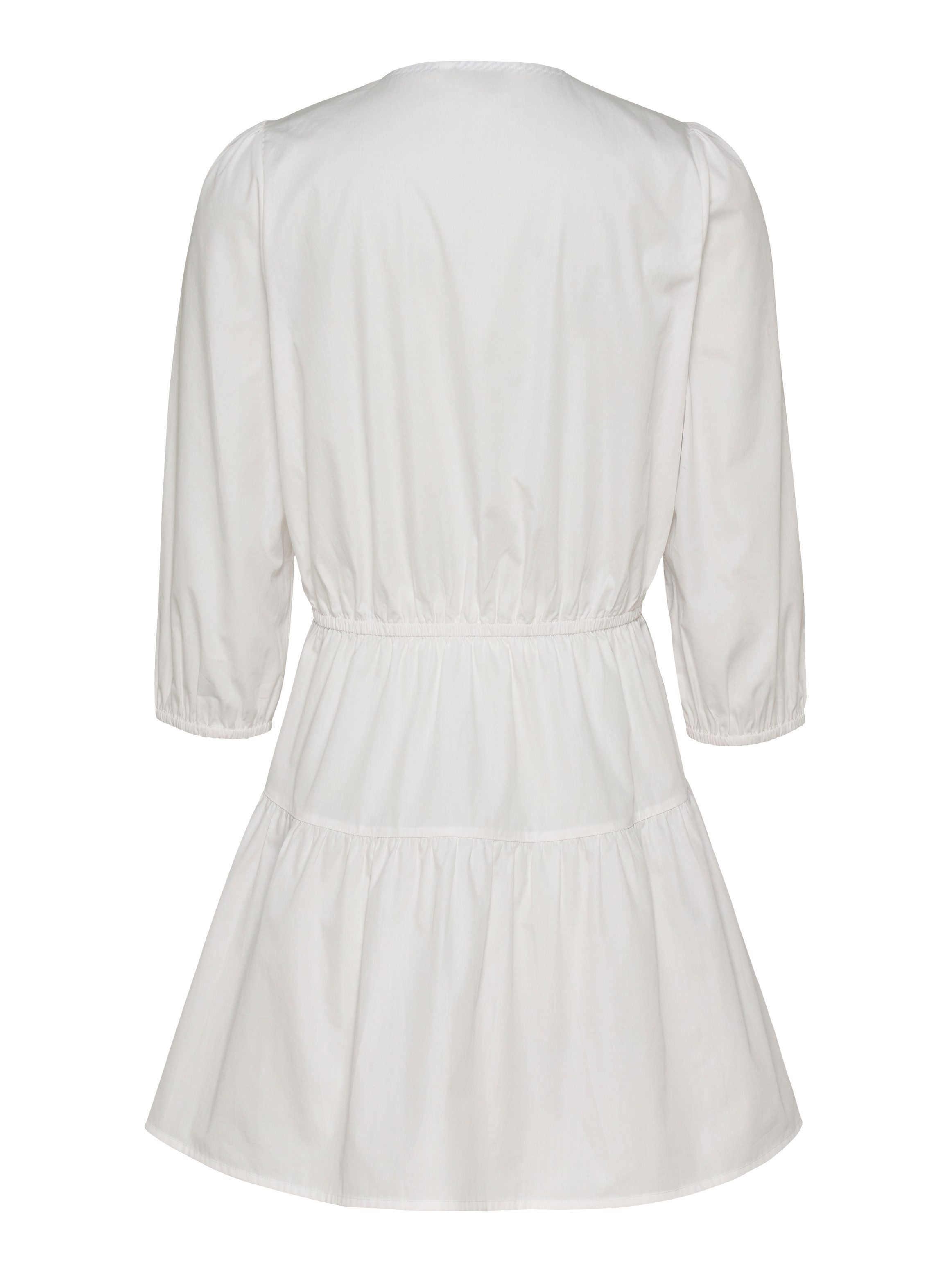 TOMMY JEANS Blousejurk TJW POPLIN TIERED MINI DRESS EXT
