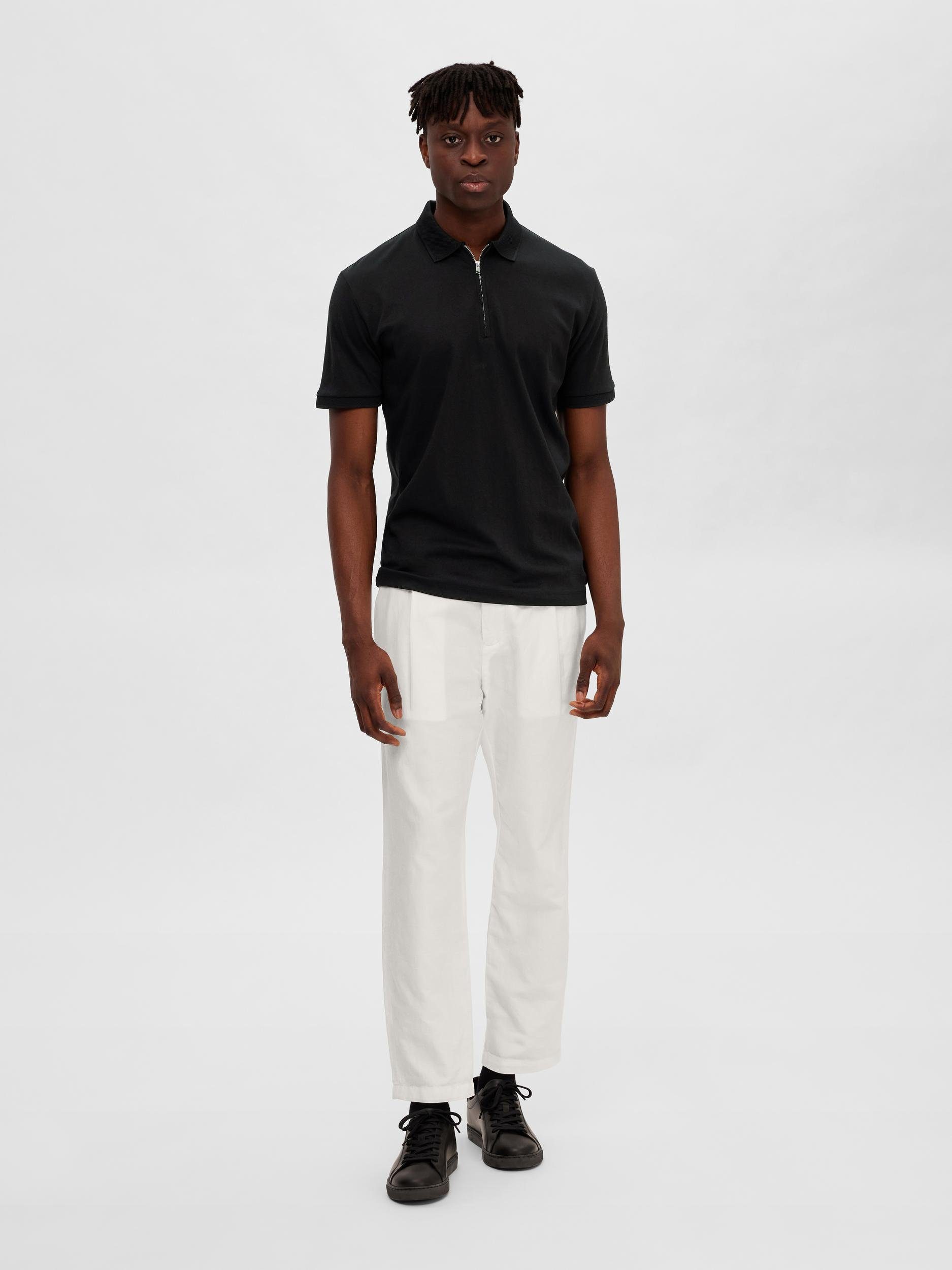 SELECTED HOMME Poloshirt SLHFAVE ZIP SS POLO NOOS