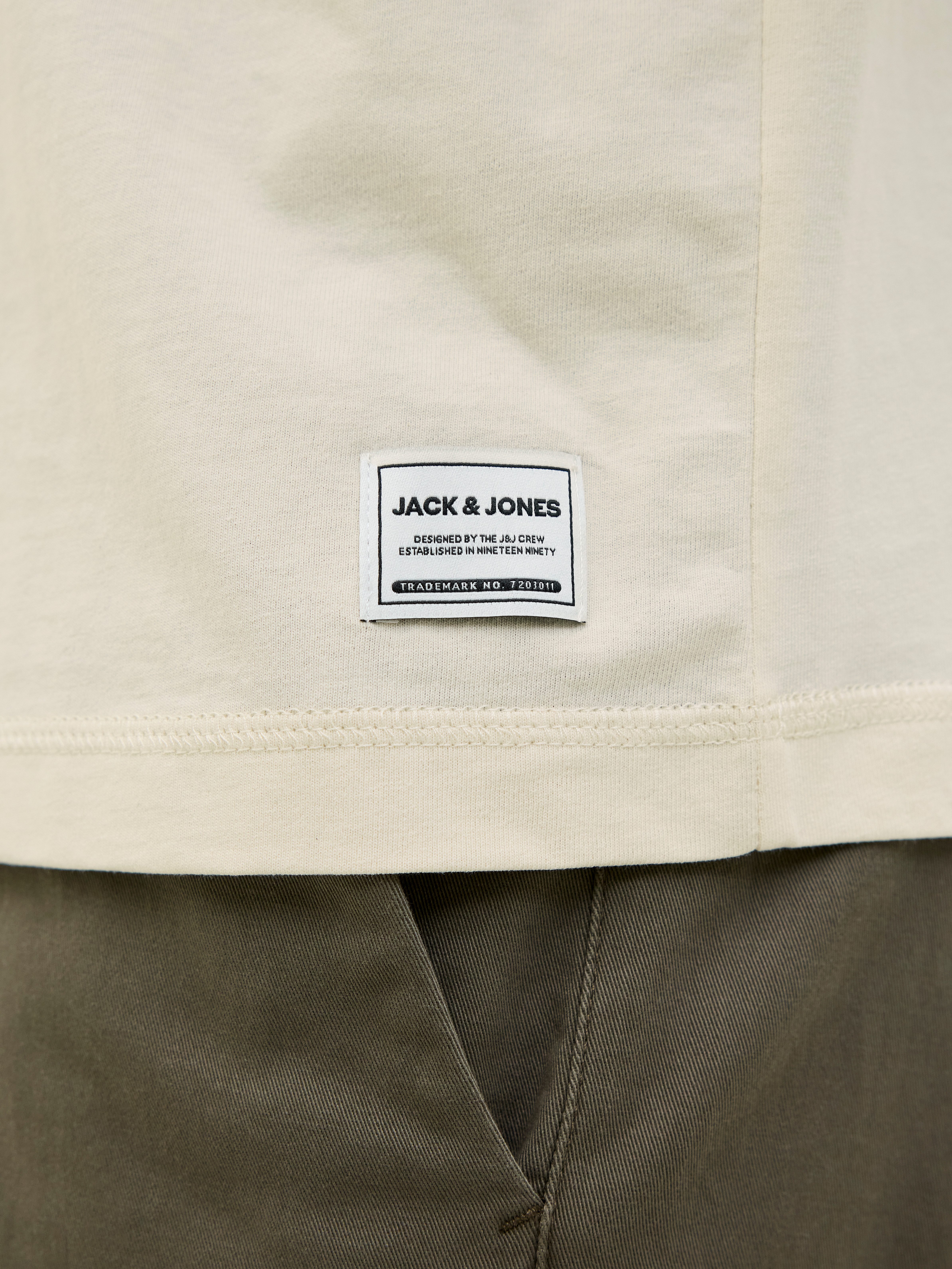 Jack & Jones Shirt met ronde hals JJEDOVER TEE SS CREW NECK