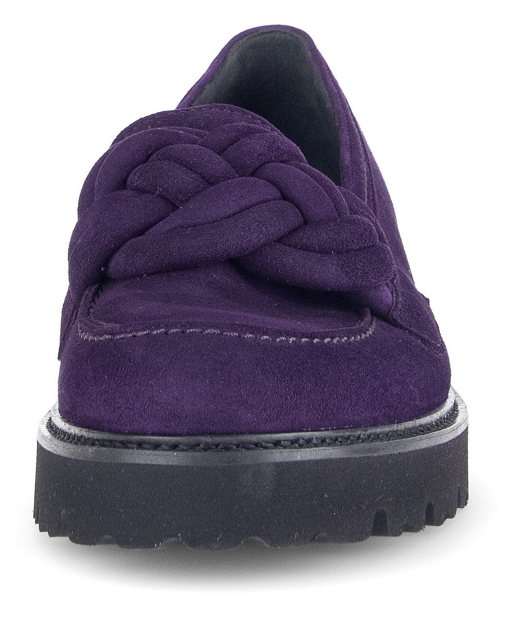 Gabor Loafers , slipper, lage schoen, instapschoen met gevlochten sierband