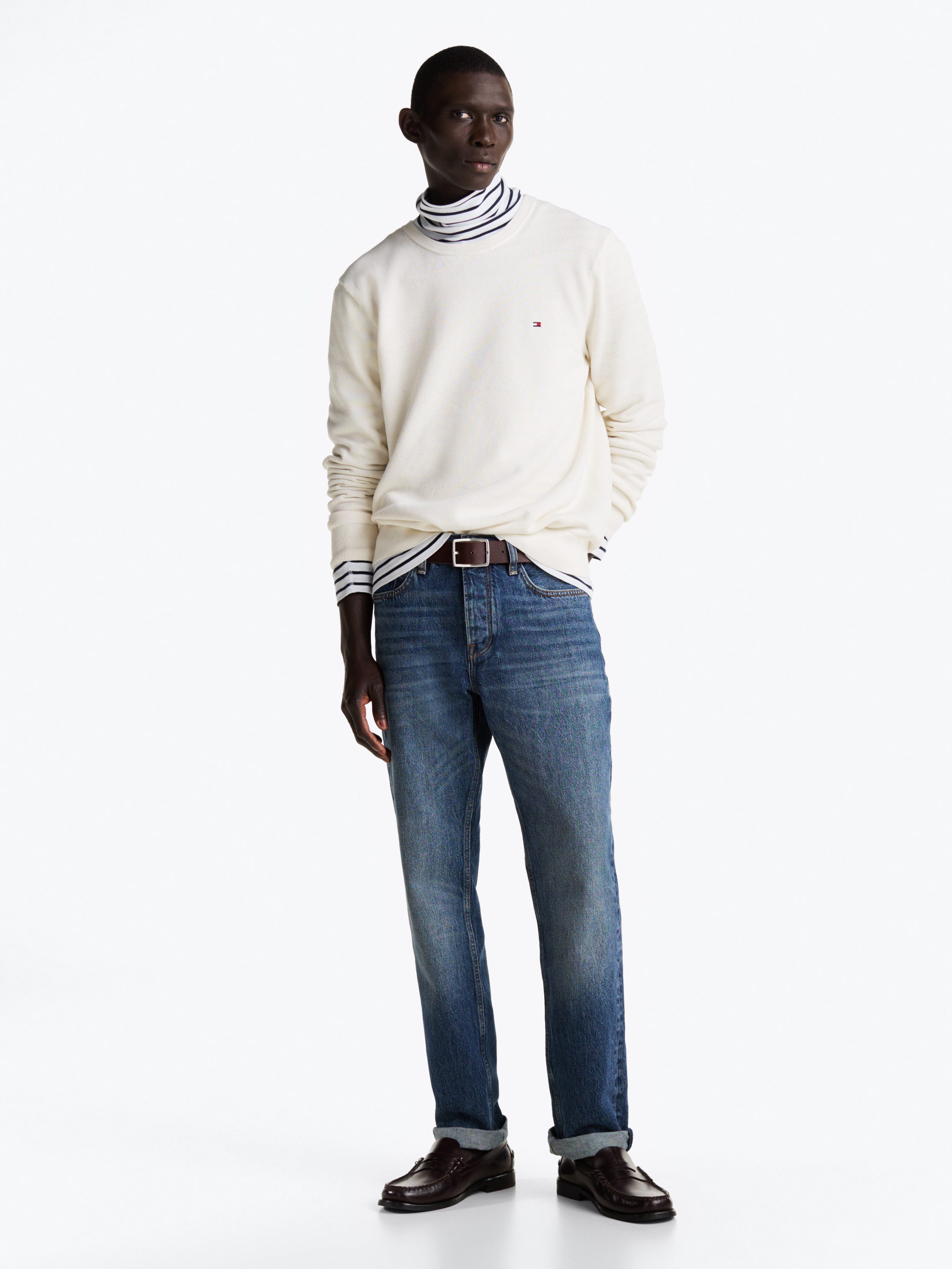 Tommy Hilfiger Trui met ronde hals ESSENTIAL STRUCTURE CREW NECK
