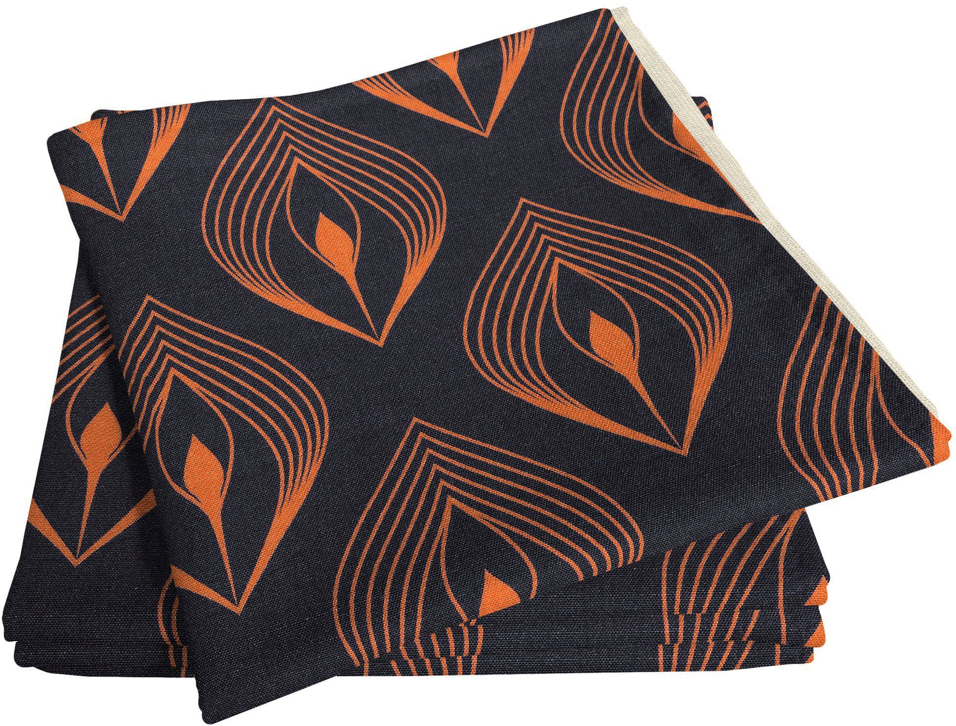 Adam Stoffen servet Feathers GOTS organic, gecertificeerd door CERES 0242 Made in Germany (4 stuks)