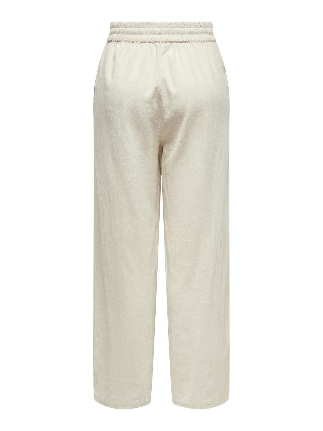 Only Comfortbroek ONLTIZANA COTTON LOOSE PANTS WVN