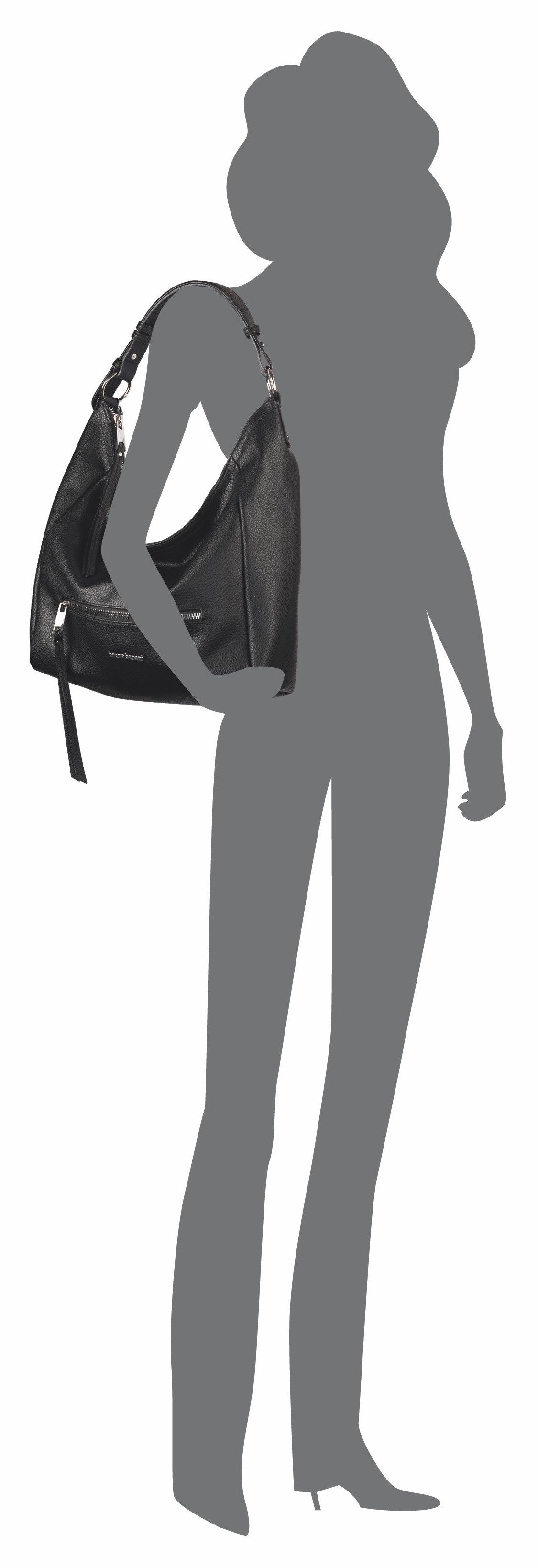 Bruno Banani Hobo-tas Amalfi Tasje schoudertas met verstelbare schouderriem