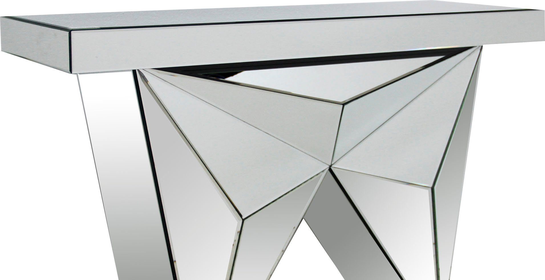 SalesFever Sidetable spiegelend, in chic model en bijzondere look