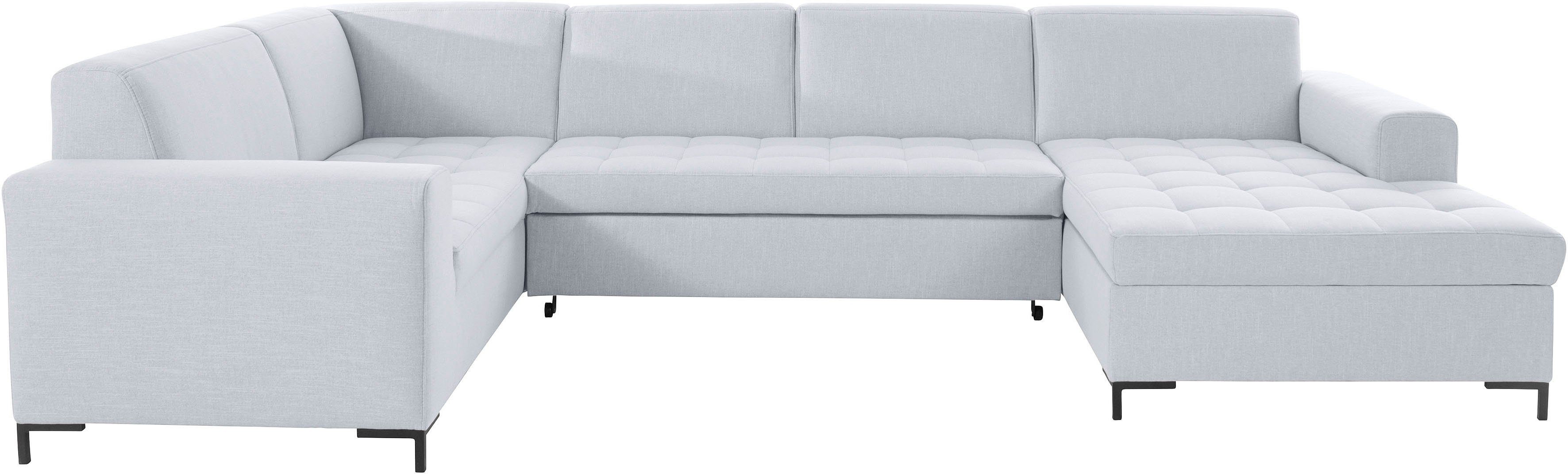 OTTO products Zithoek Grazzo, actuele stiksels in de zitting, veel ruimte, U-vorm, Breedte 332cm