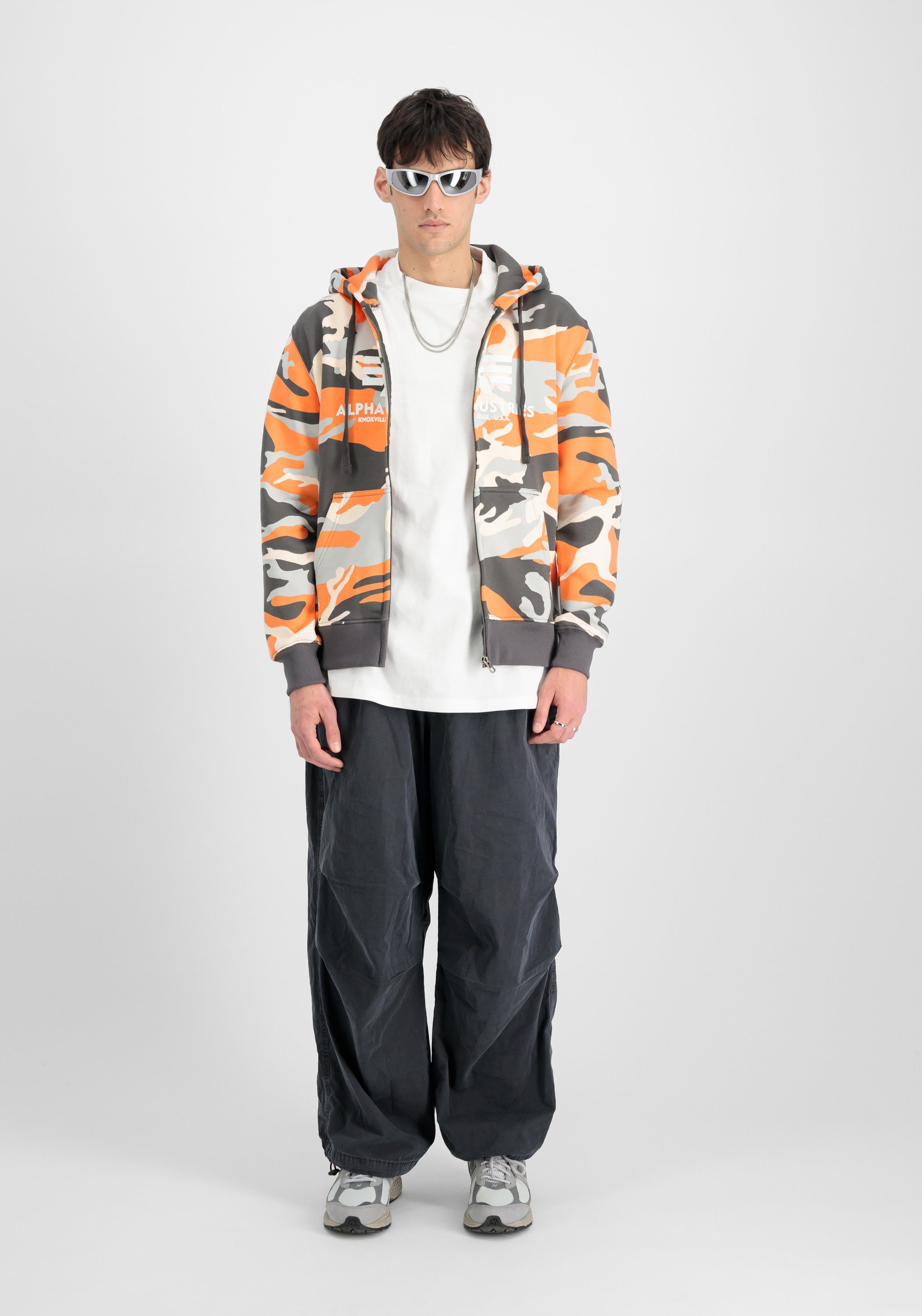 Alpha Industries Hoodie Alpha Industries Men - Hoodies Basic Zip Hoodie BL Camo PP