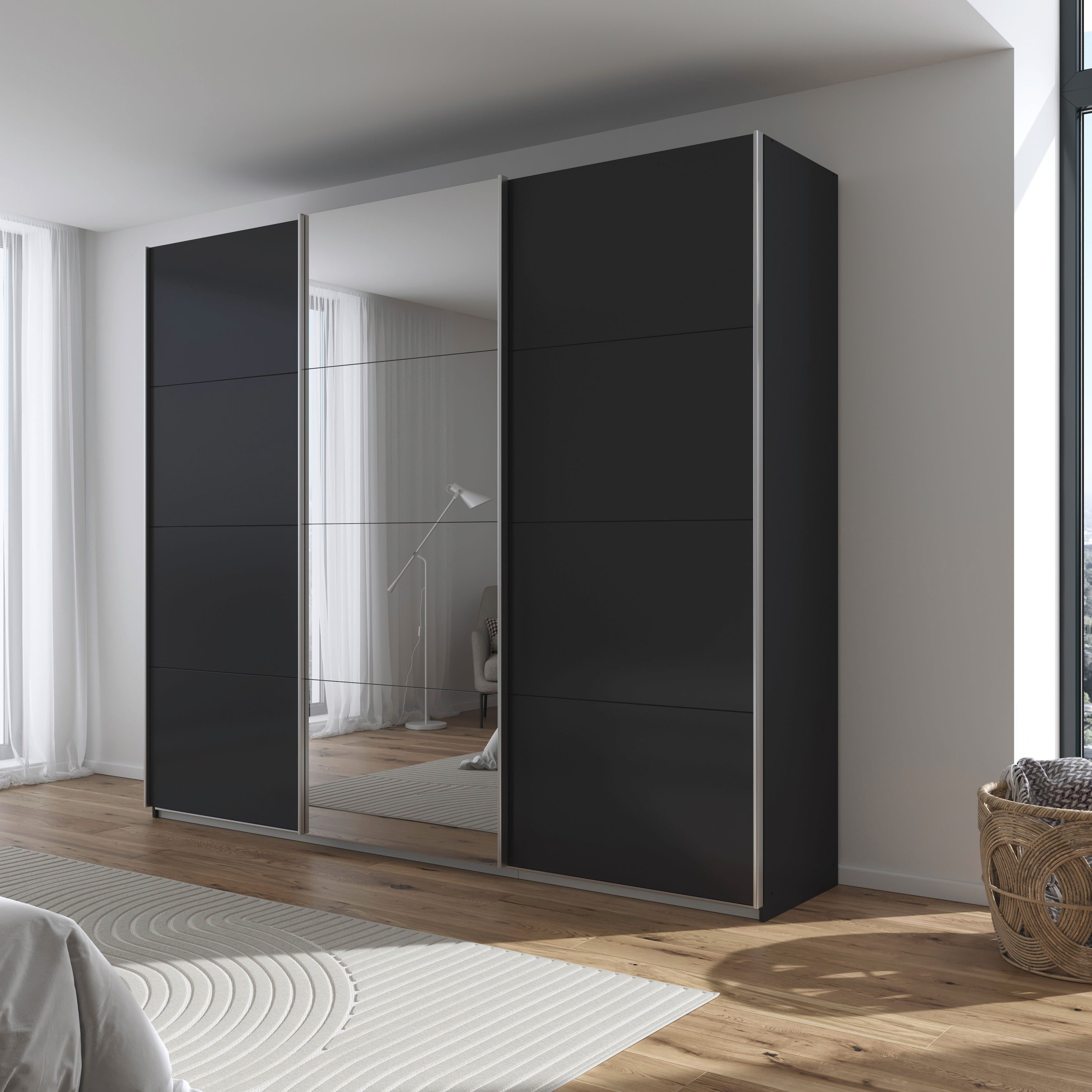 rauch Zweefdeurkast Kledingkast TOMA incl. rek inzet en extra legplanken made in germany