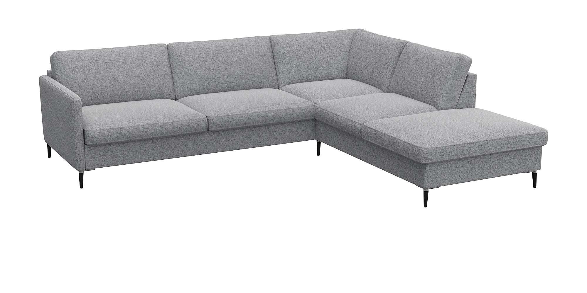 FLEXLUX Hoekbank Fiore, super zitcomfort door koudschuim in de zitting, L-vorm