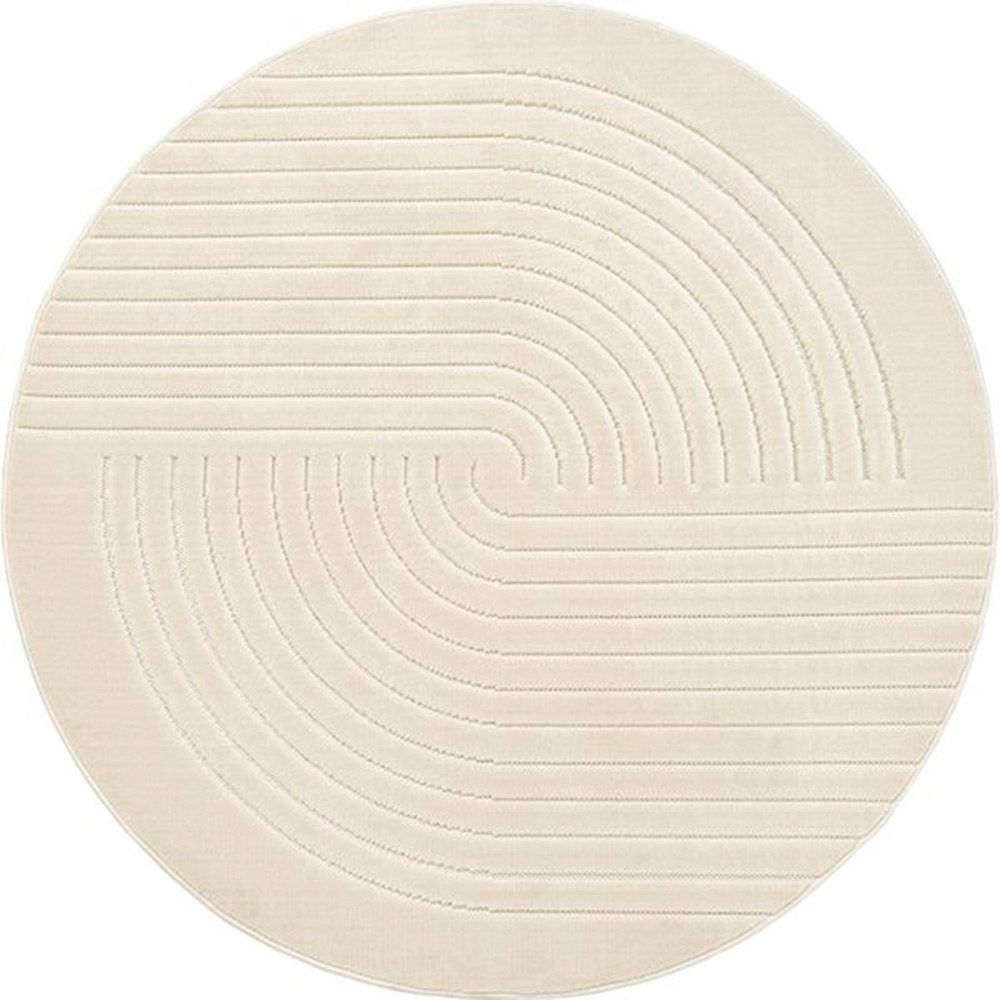 The carpet Vloerkleed Parma moderne woonkamer tapijt geschikt voor buiten, dichte pool
