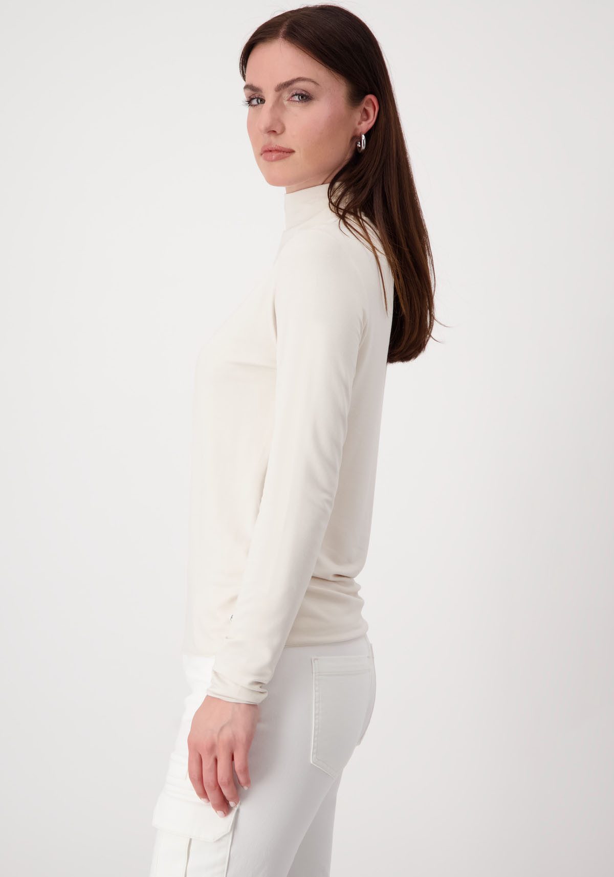 Monari Shirt met lange mouwen met pailletten