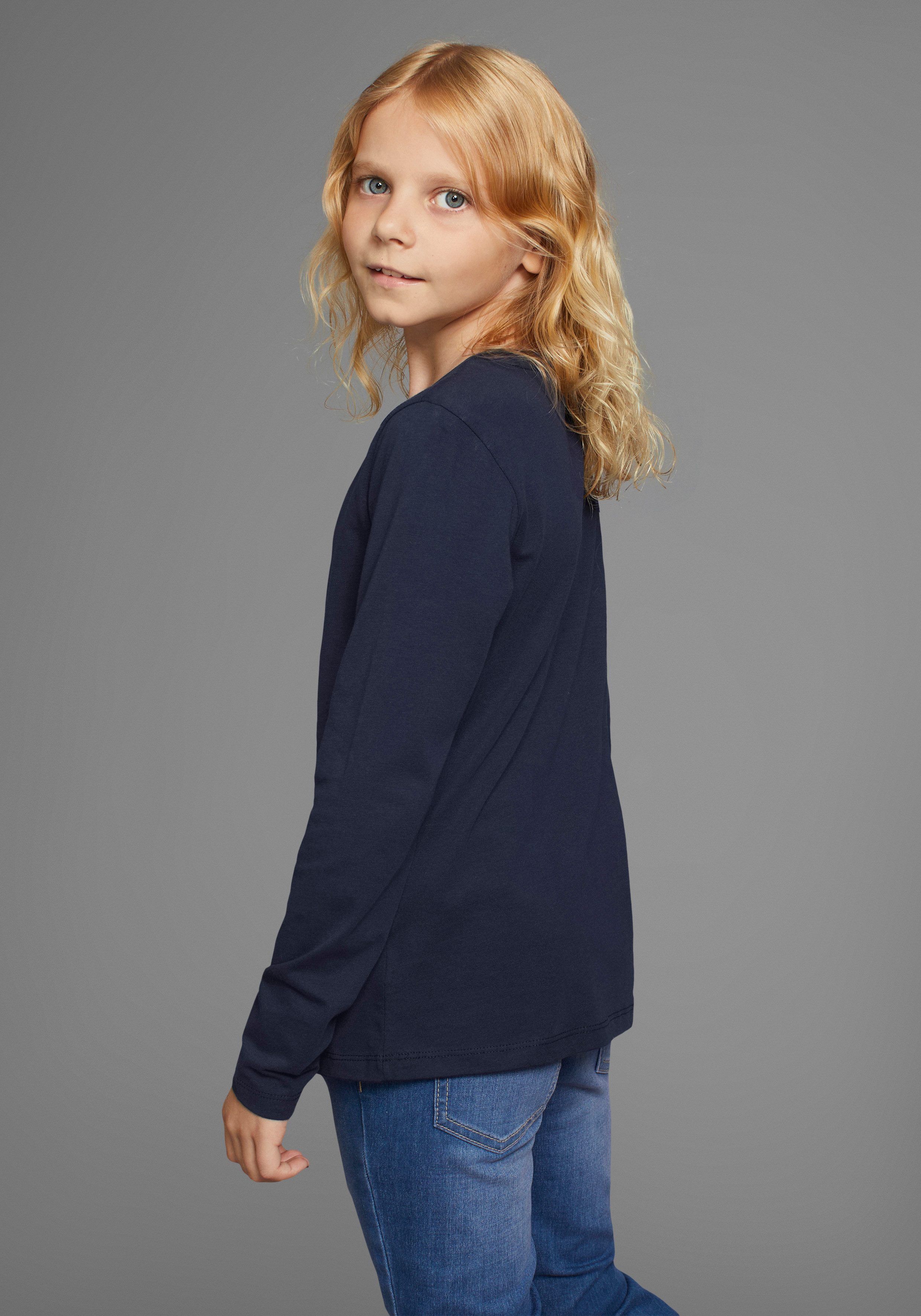 KIDSWORLD Shirt met lange mouwen Ja ik kan het ... - Spreuk