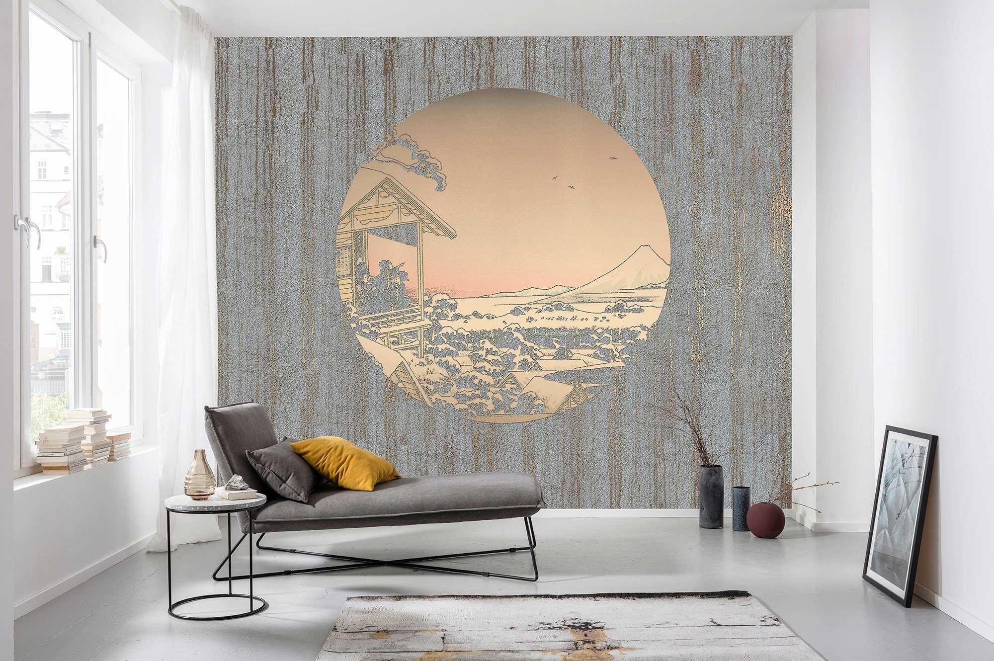 Komar Vliesbehang Digitale print vlies - Land of Gold - Afmeting 300 x 280 cm (set)