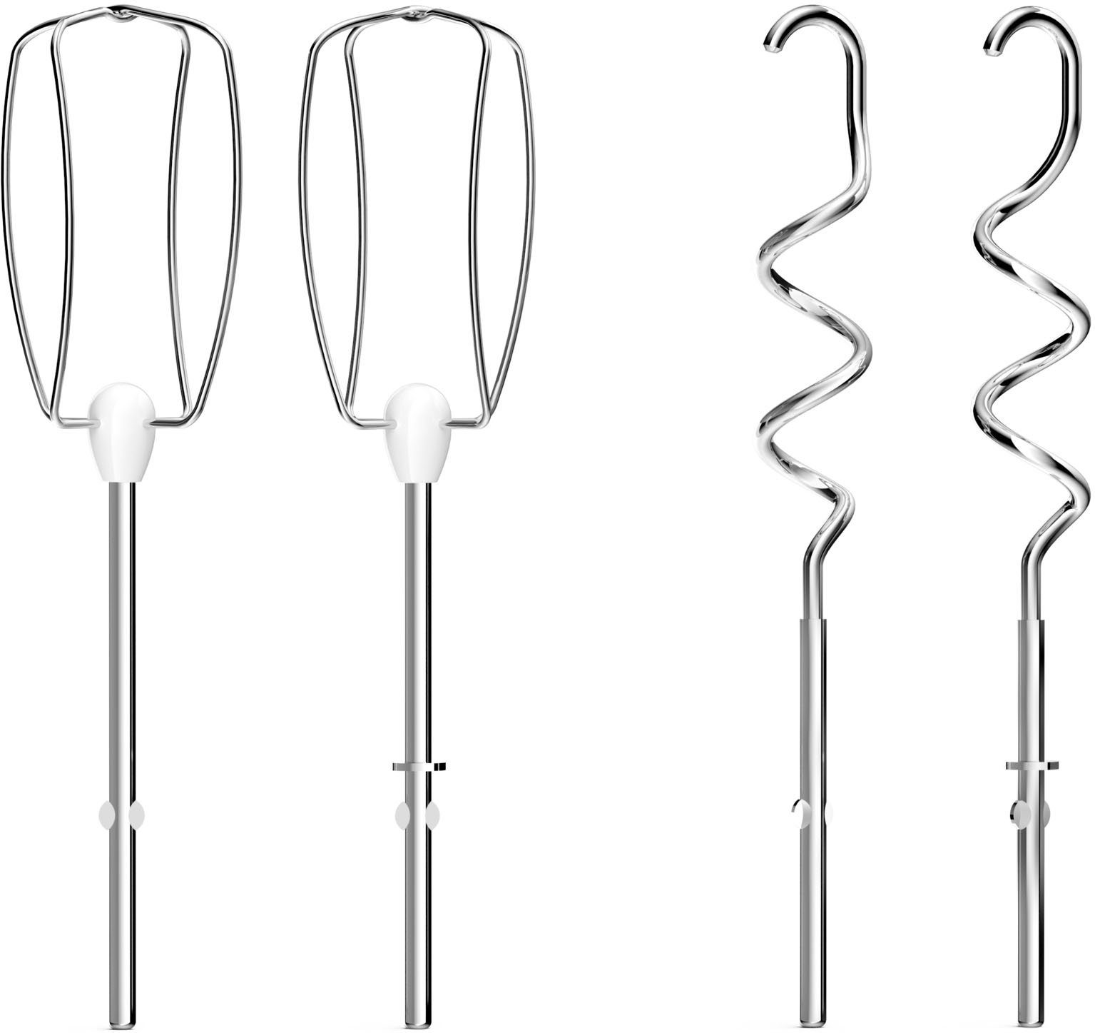Tefal Handmixer Prep'Mix 5 snelheden, 2 gardes + 2 deeghaken van roestvrij staal, ht450b