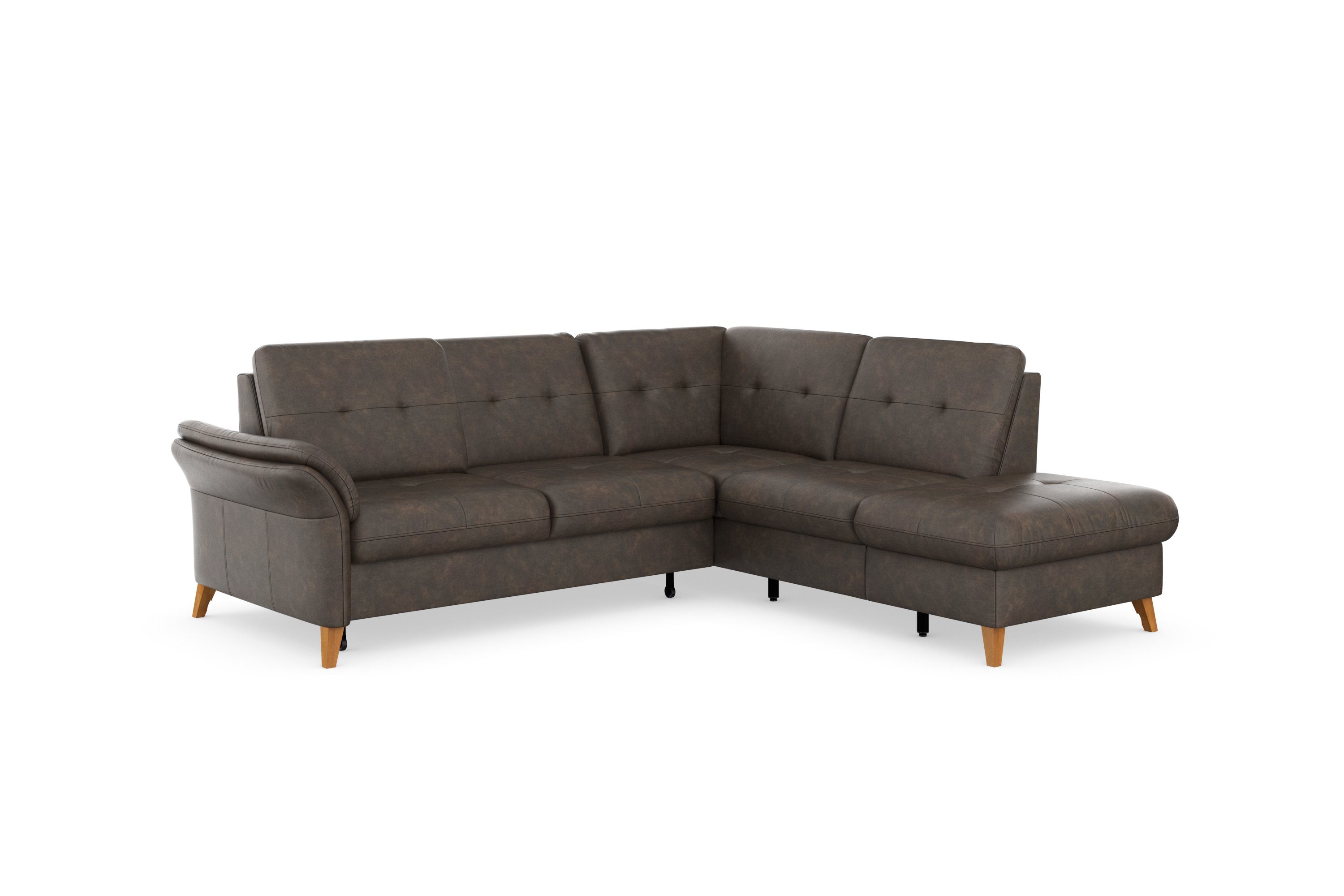 sit&more Hoekbank Göteborg inclusief zitdiepteverstelling, optioneel met bedfunctie & bedlade