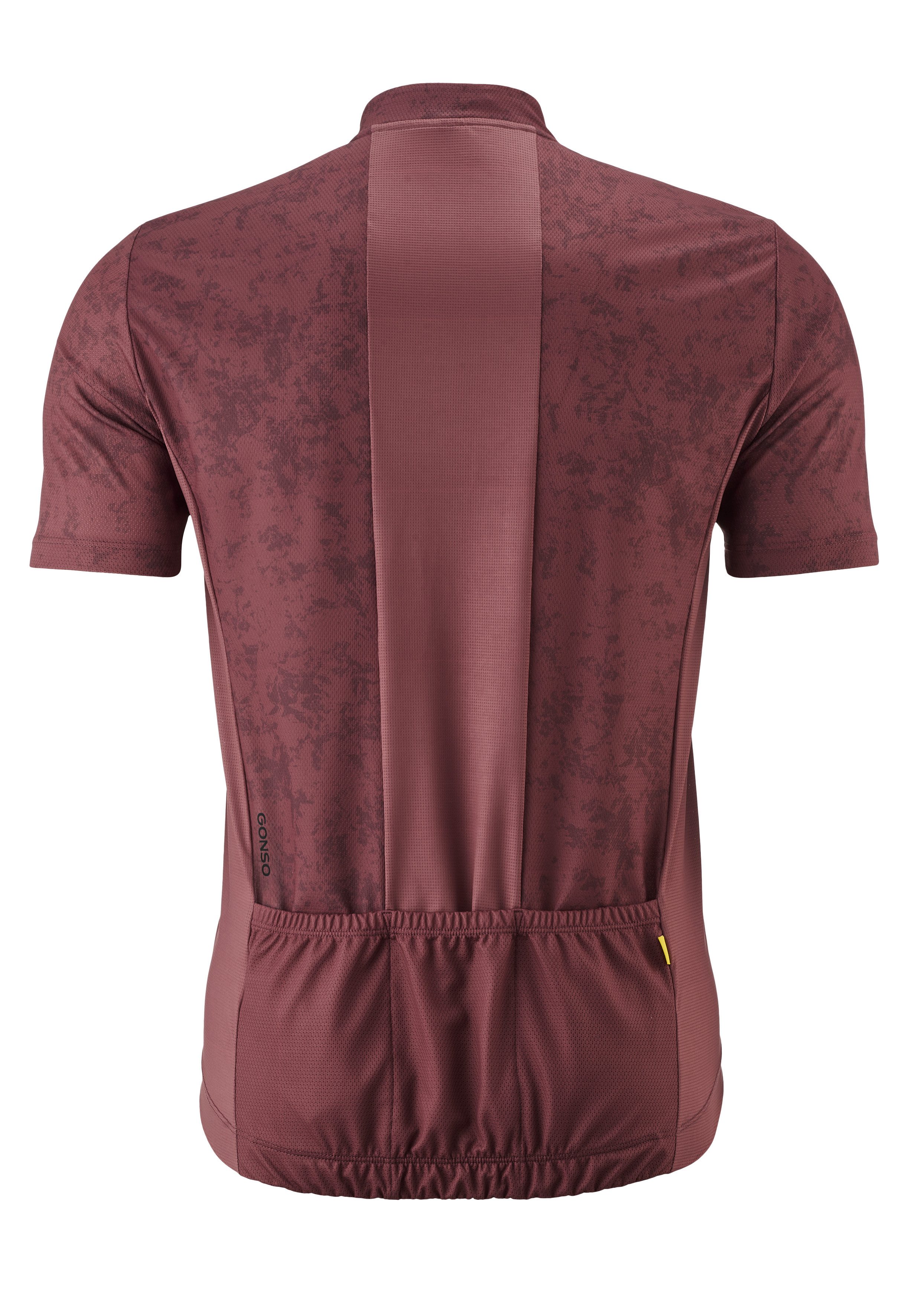 Gonso Fietsshirt PRESEGNO Heren fiets shirt met korte mouwen, ademend fiets tricot met achterzak