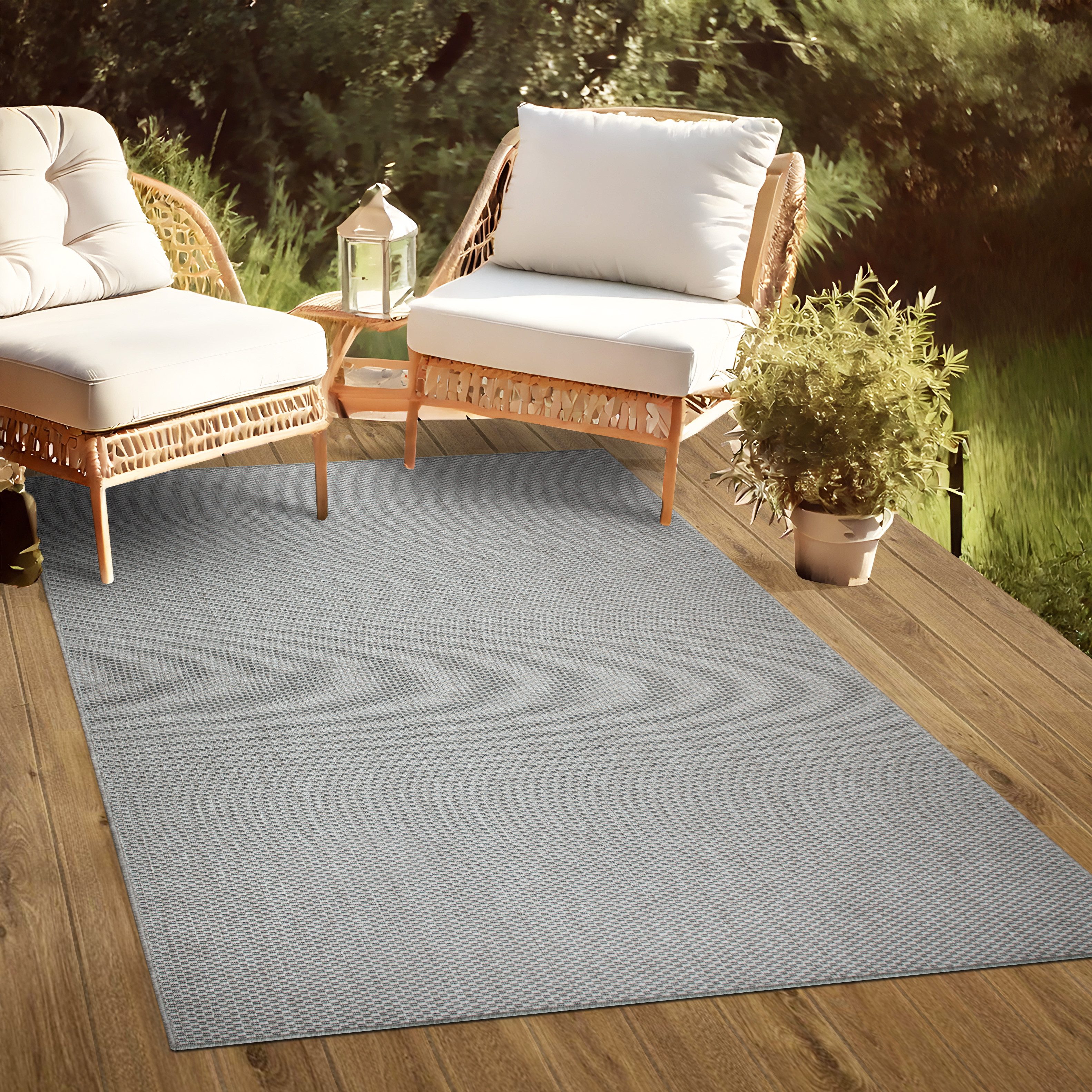 my home Vloerkleed Venetië is ook als loper verkrijgbaar Geschikt voor binnen en buiten, sisal-look, weerbestendig & uv-bestendig