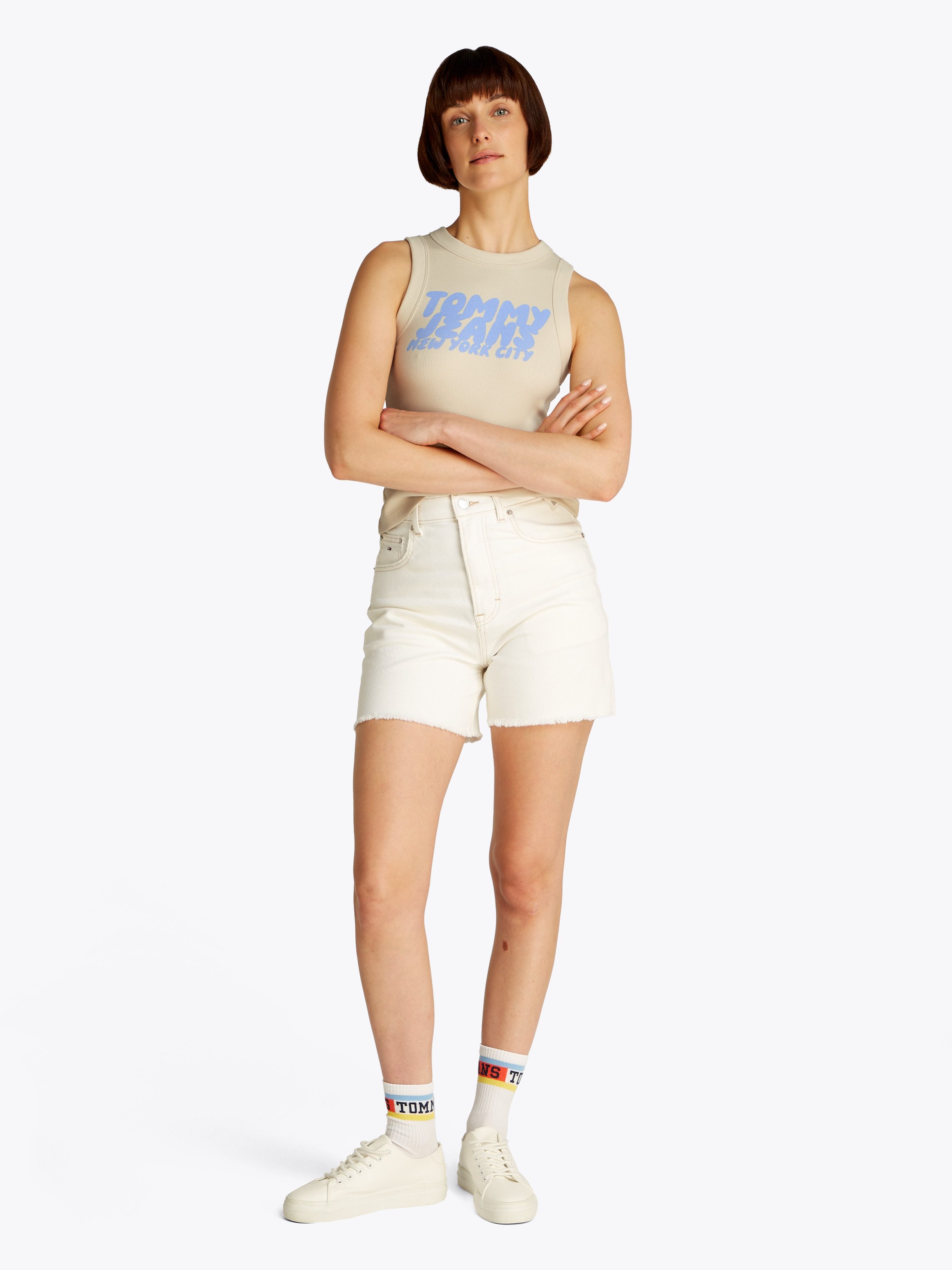 TOMMY JEANS Tanktop TJW SLIM SH TJ BUBBLE TANK