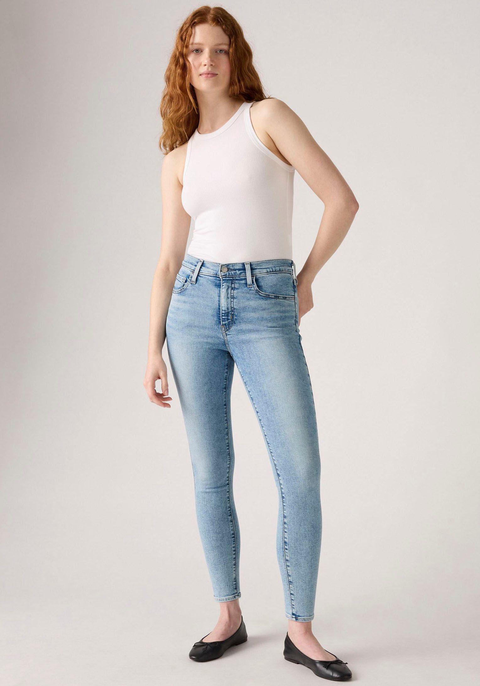 Levi's® Skinny fit jeans 720 High Rise met hoge taille
