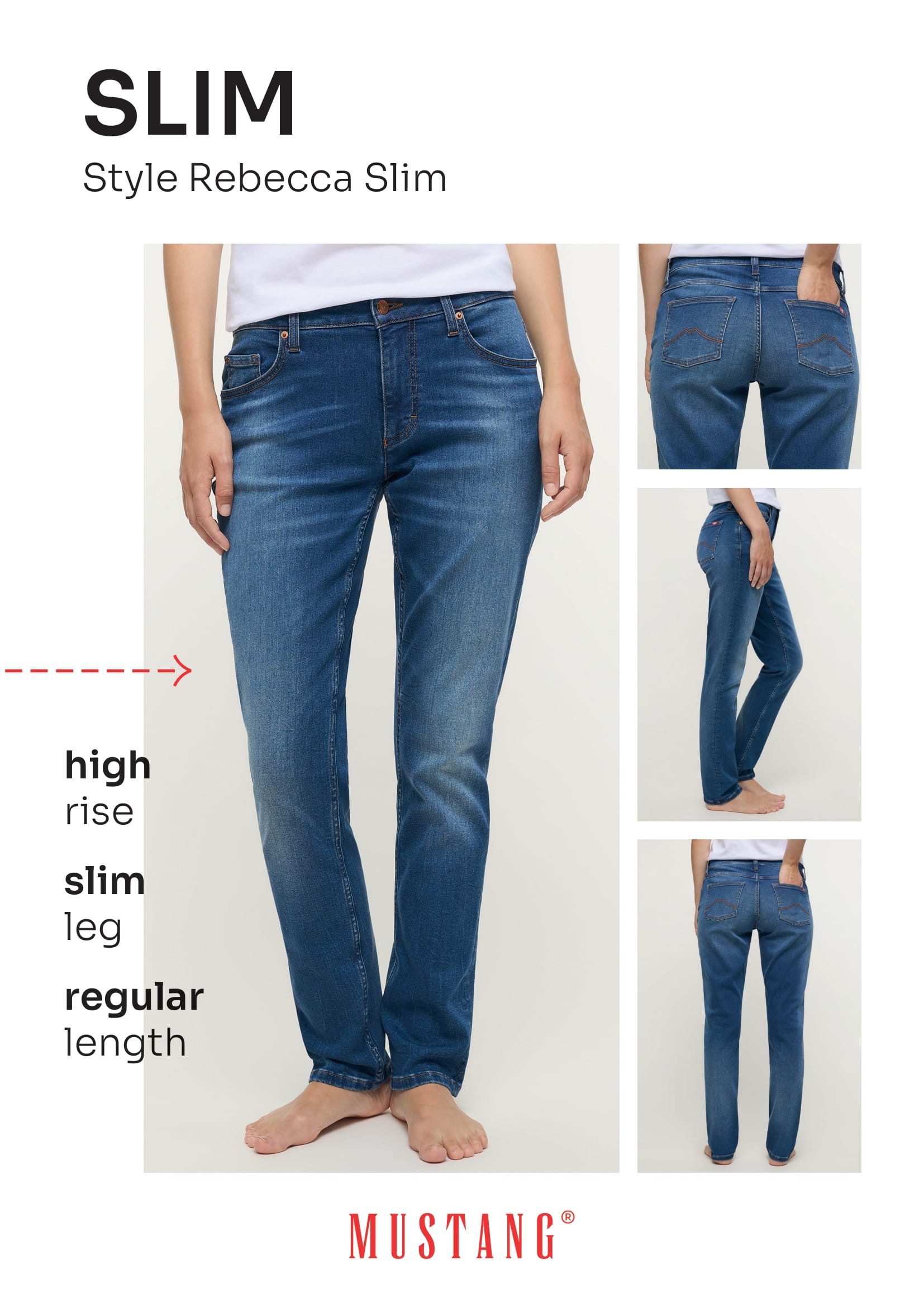 MUSTANG Slim fit jeans Rebecca