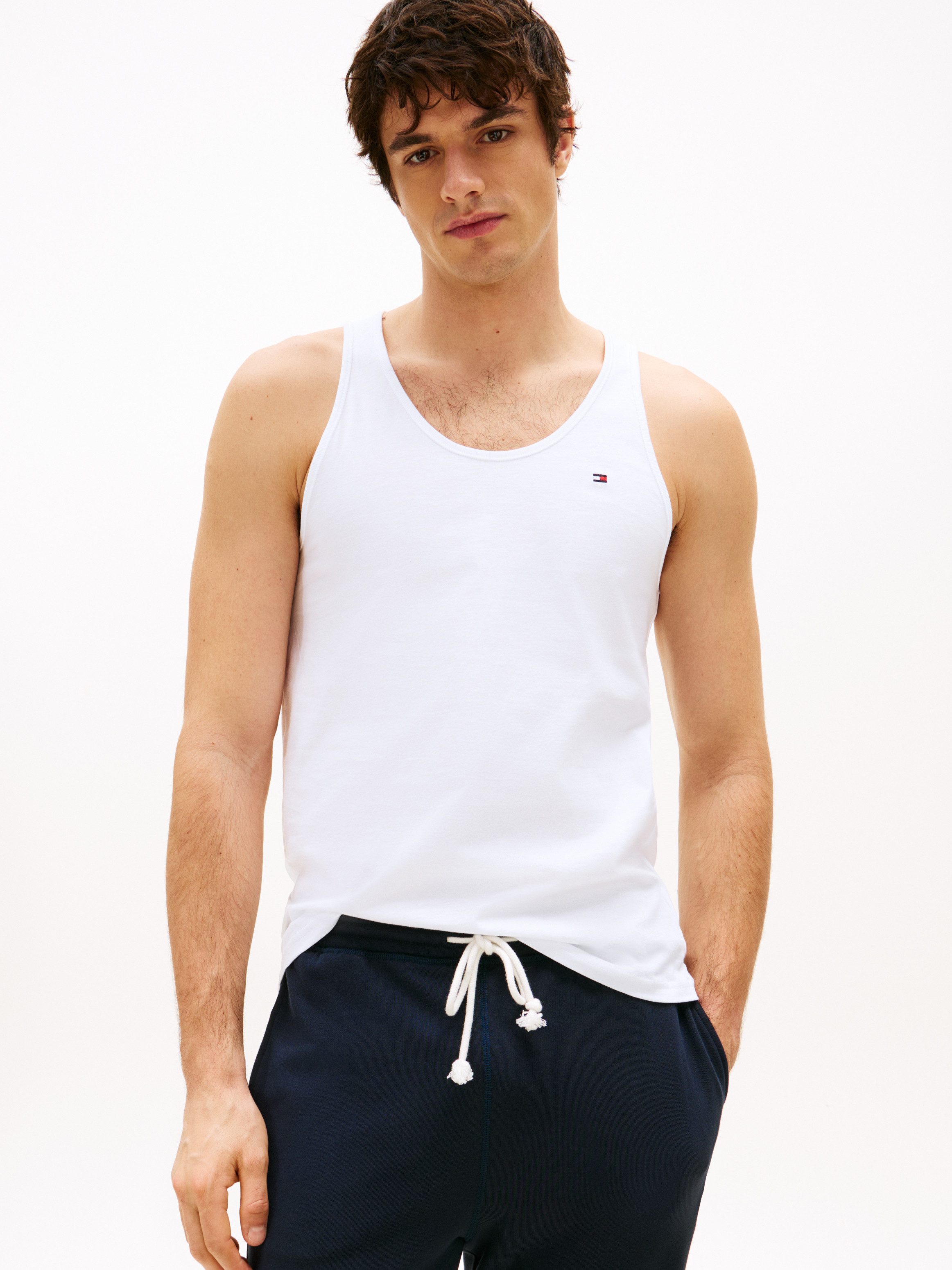 Tommy Hilfiger Underwear Tanktop 3P TANK TOP met logoborduursel (3-delig, Set van 3)