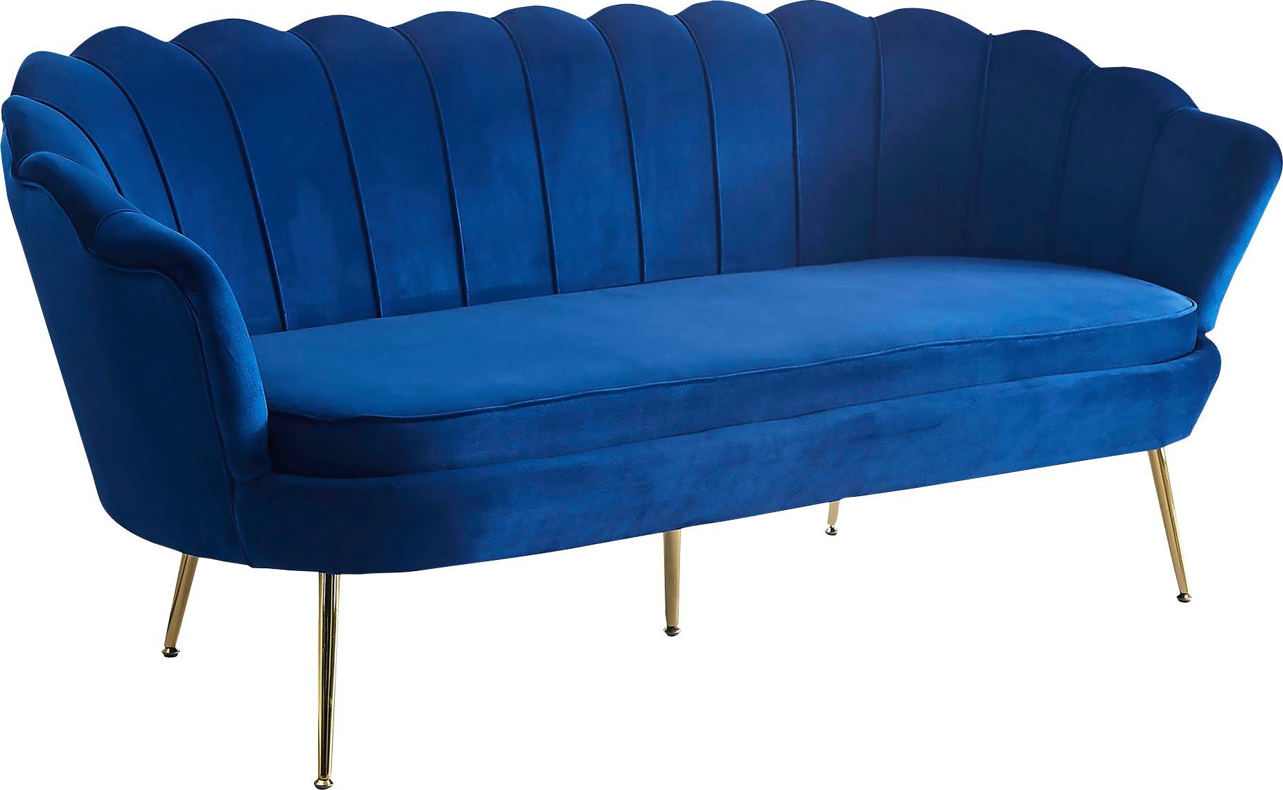 SalesFever 3-zitsbank Clam opvallend schelpdesign, breedte 180 cm