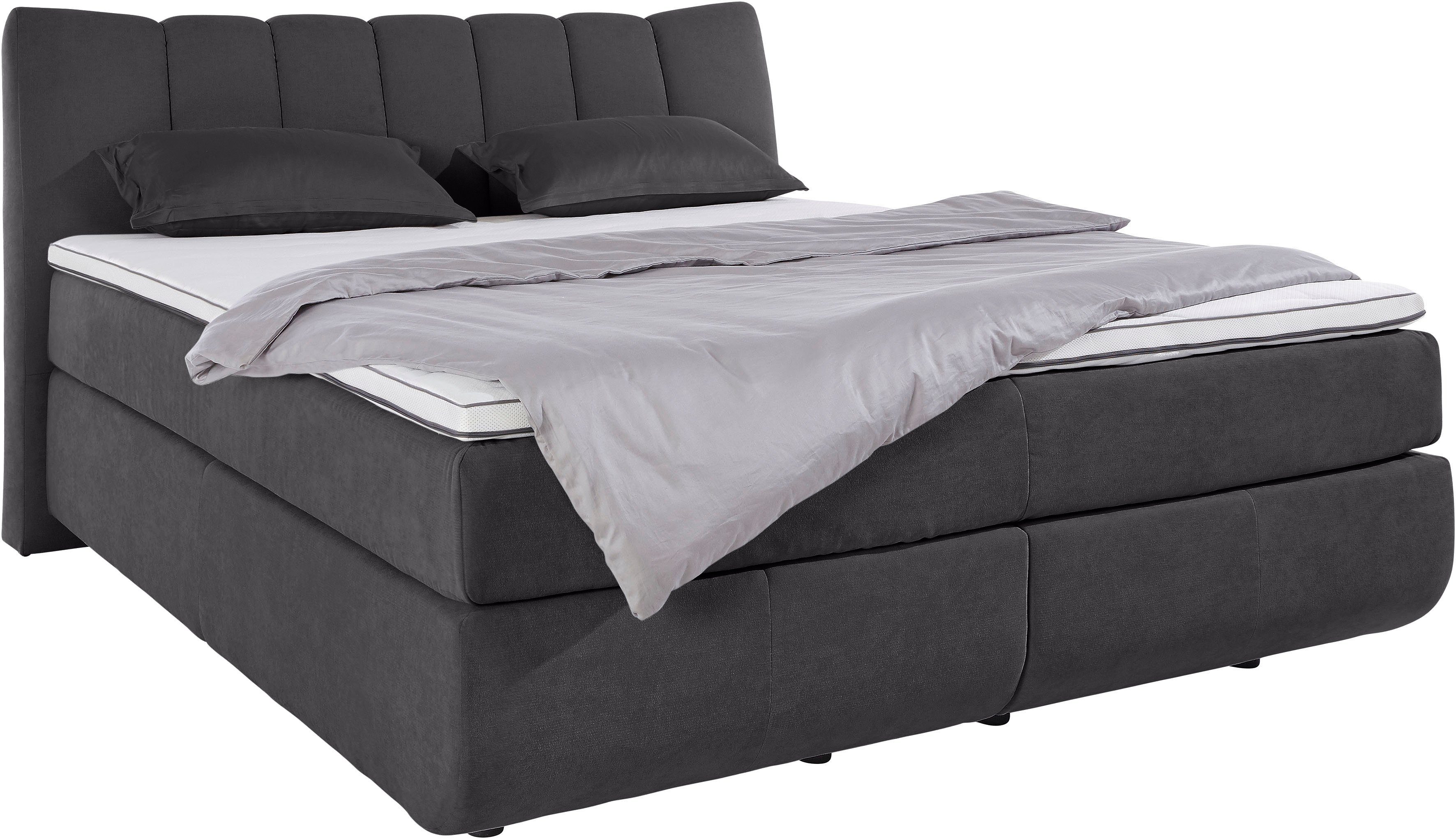 Leonique Boxspring Océane Los van de vloer- werkt vrijzwevend, verschillende hardheden (ook H4)