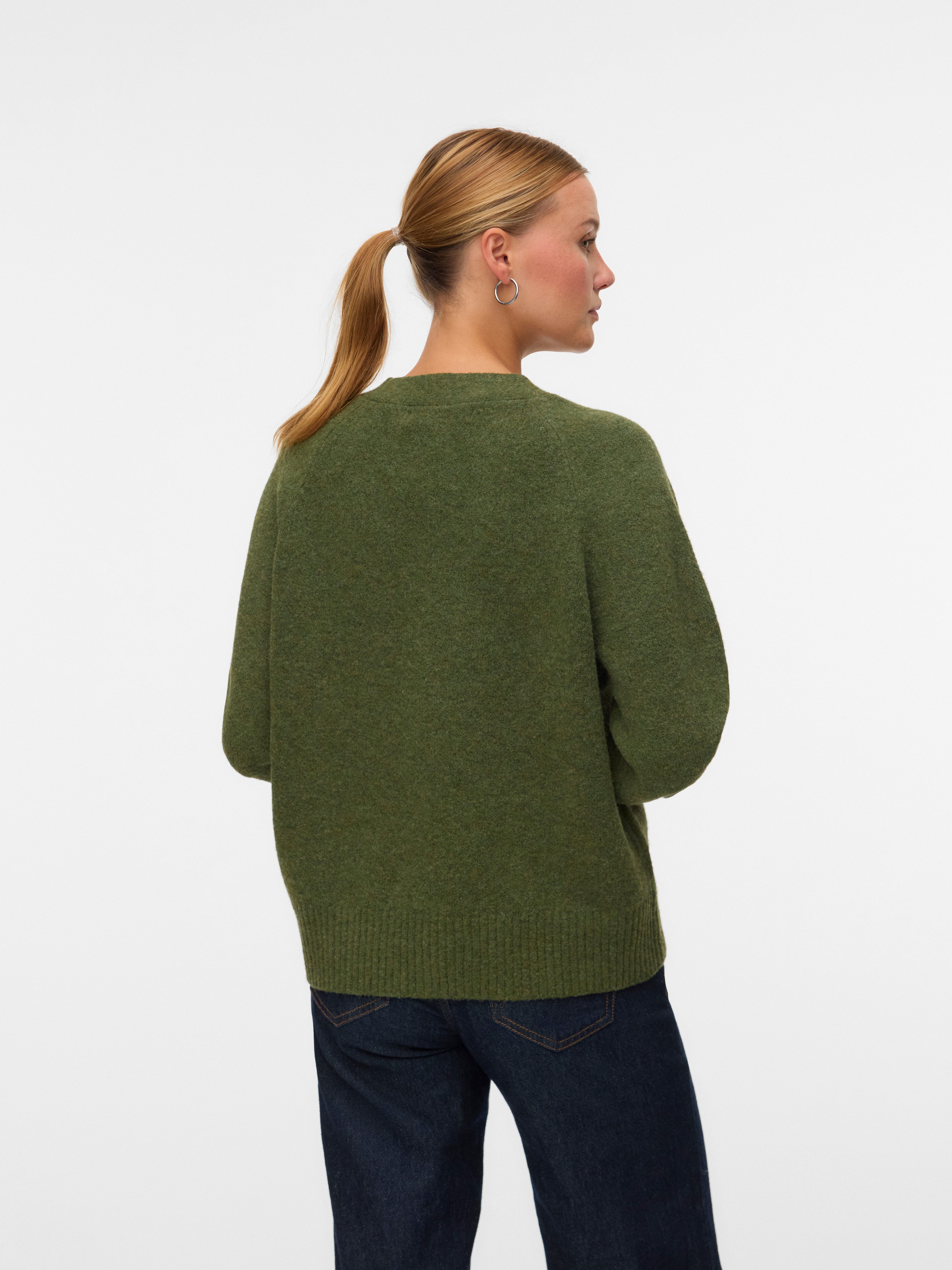 Vero Moda Vest VMBOOM LS V-NECK BUTTON CARDIGAN GA NOOS
