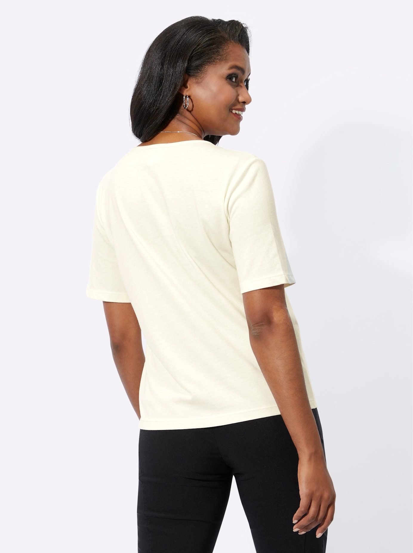 Lady Shirt met korte mouwen (1-delig)