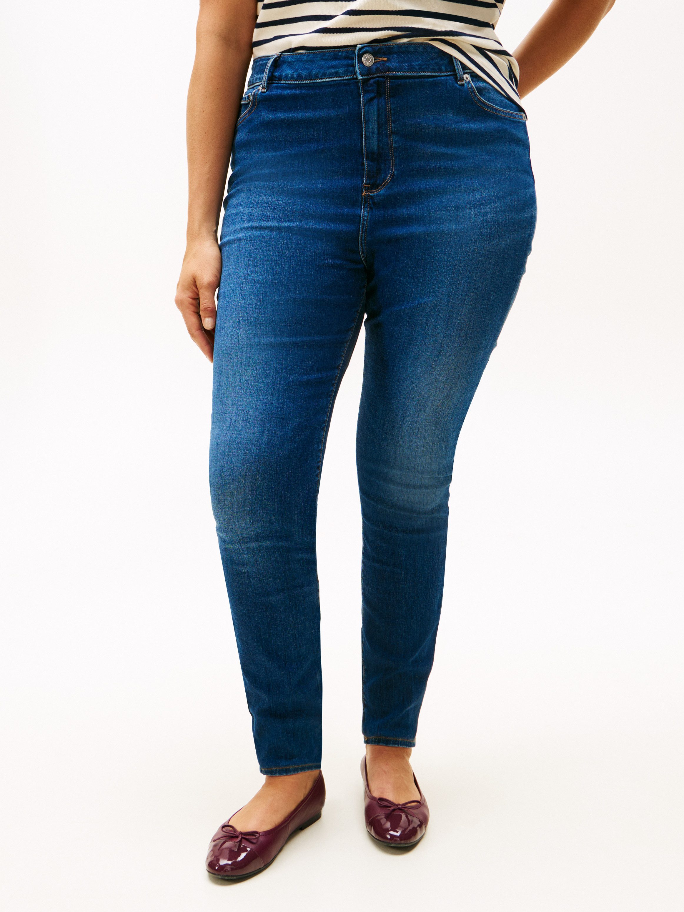 Tommy Hilfiger Curve Skinny fit jeans CRV DNM BLACK HARLEM U SKINNY HW