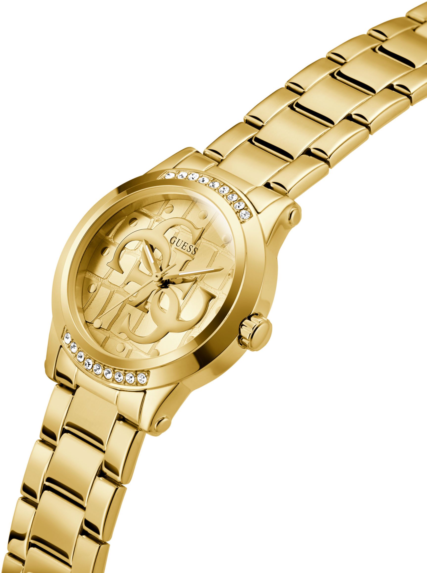 Guess Kwartshorloge ANNETTE Horloge, dameshorloge, stalen band, analoog