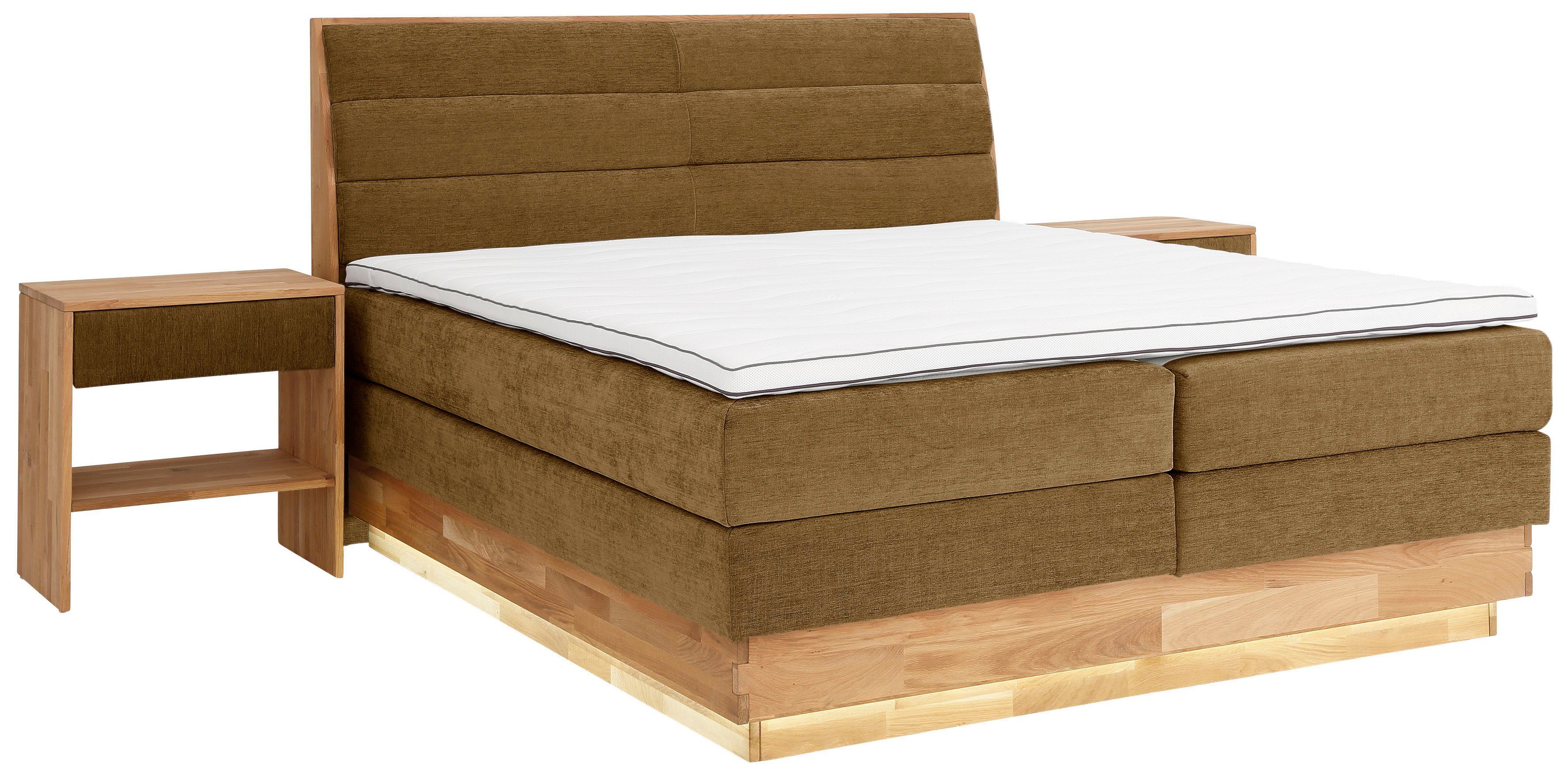 OTTO products Boxspring Ledverlichting, met gecertificeerde, gerecyclede overtrekstoffen